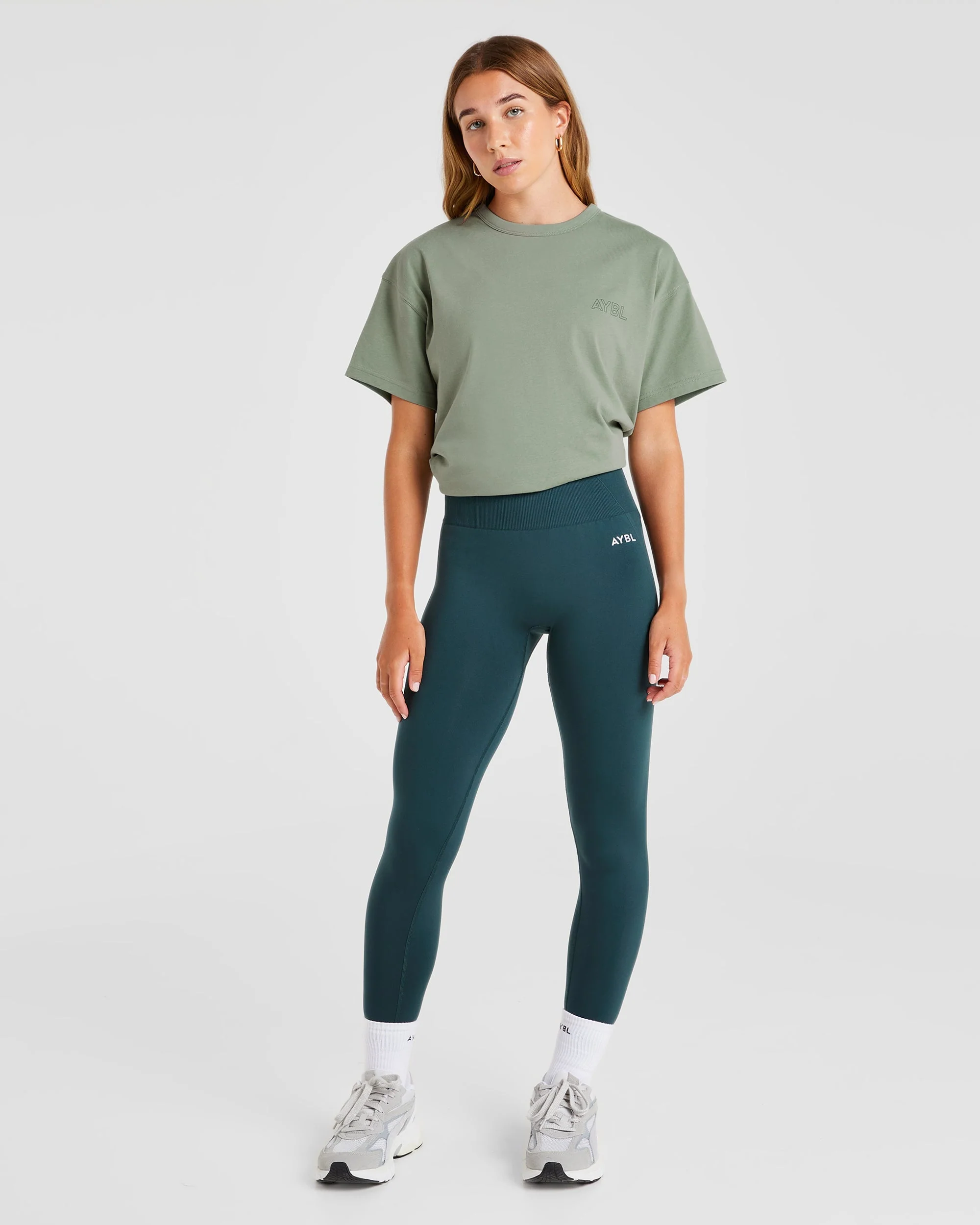 AYBL Athletics Oversized T Shirt - Green - Image 7