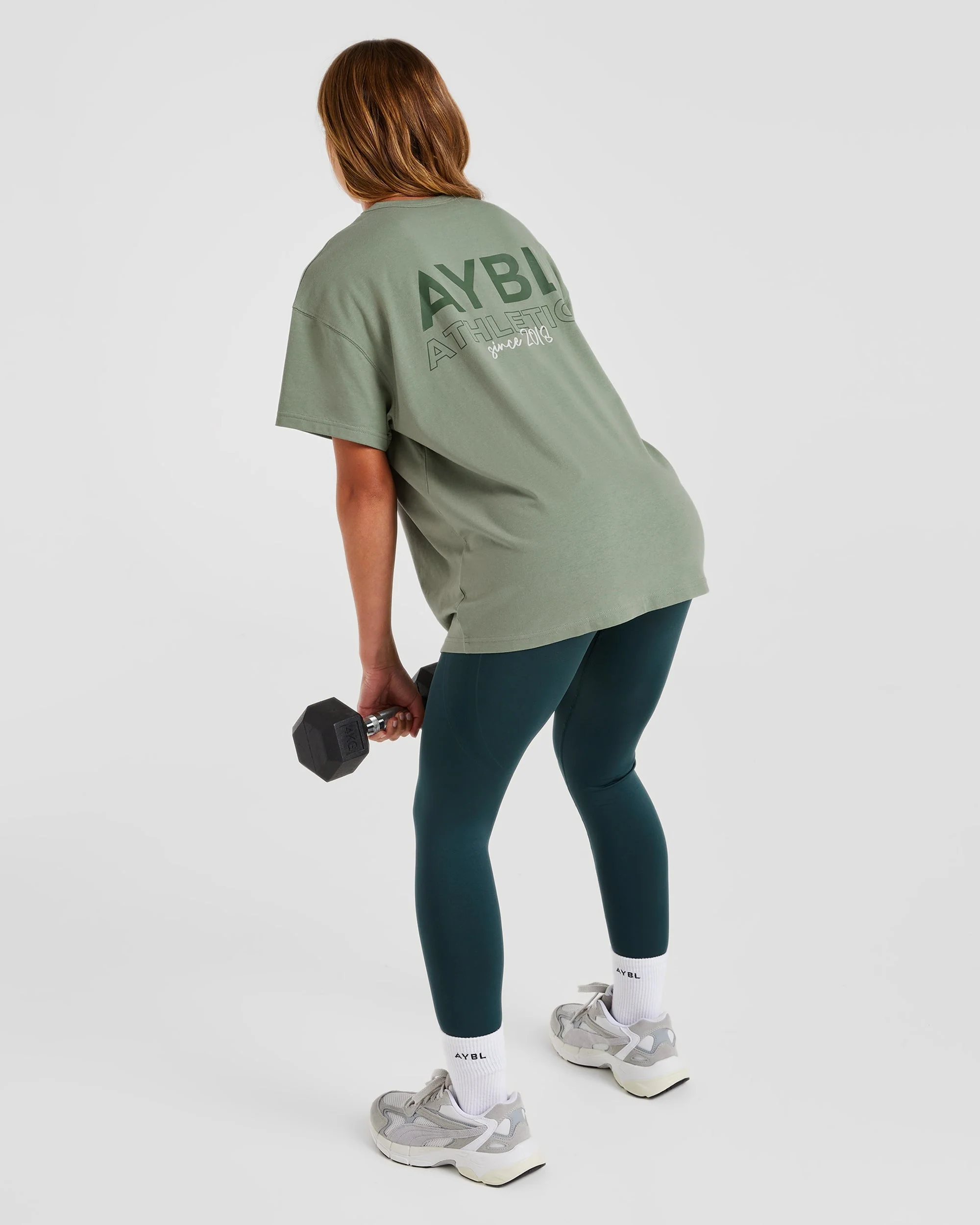 AYBL Athletics Oversized T Shirt - Green - Image 8