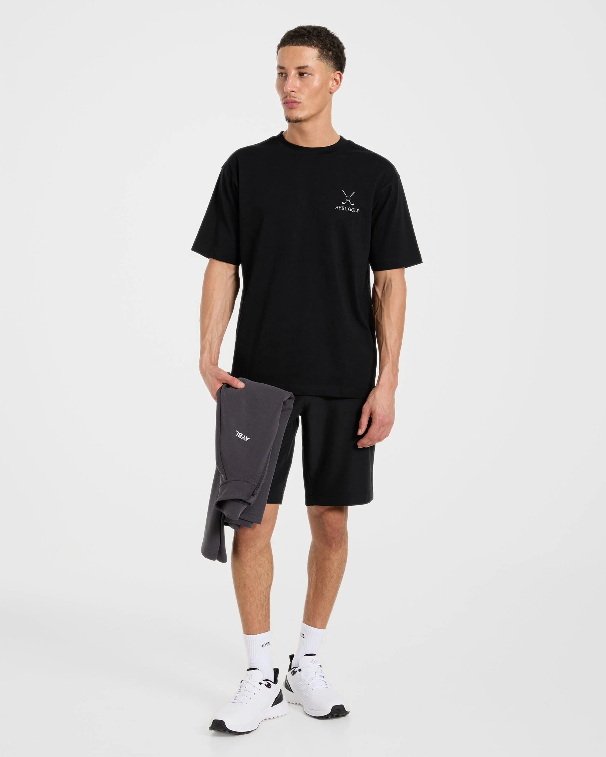 AYBL Golf T Shirt - Black - Image 7
