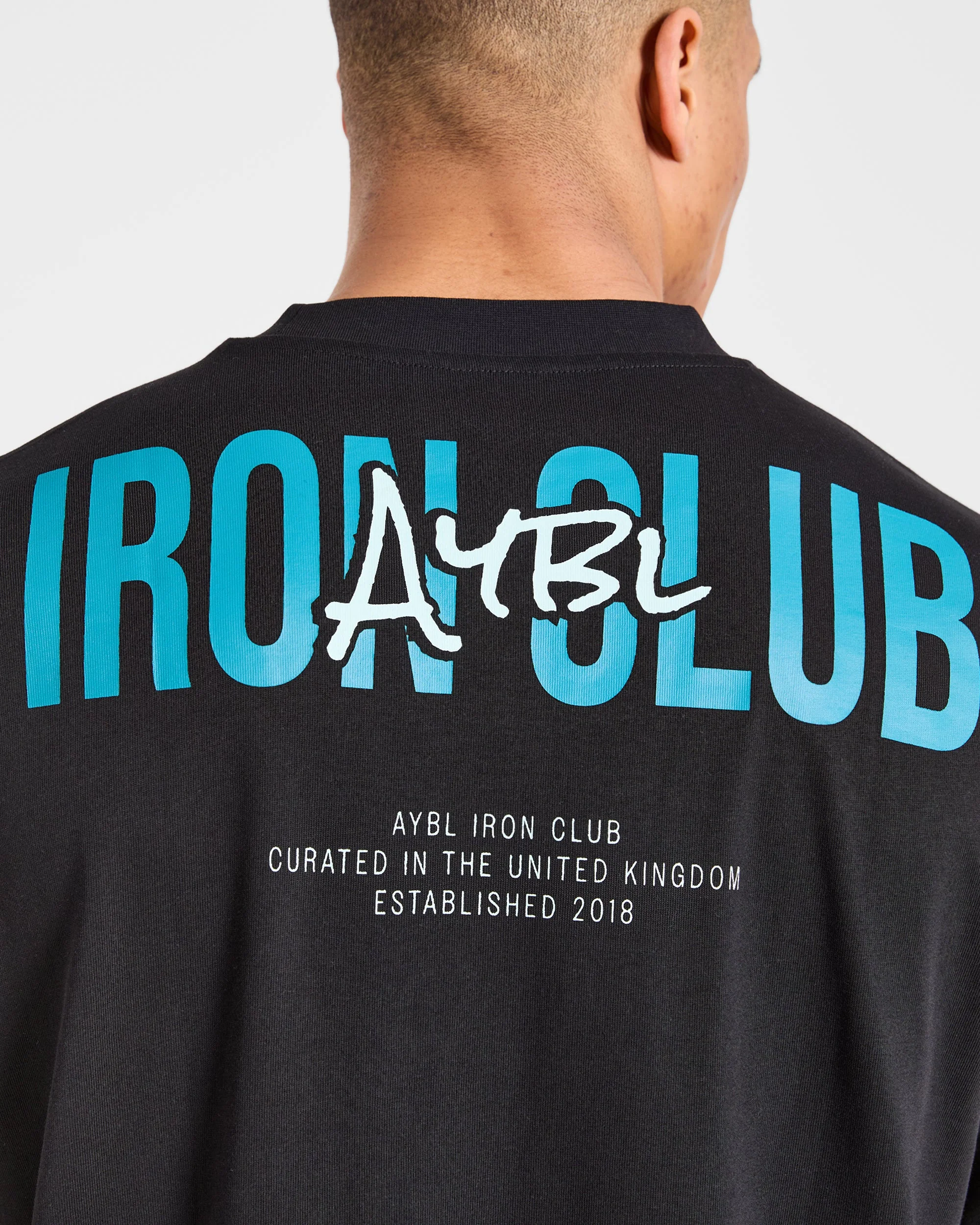 AYBL Iron Club Oversized T Shirt - Black - Image 5