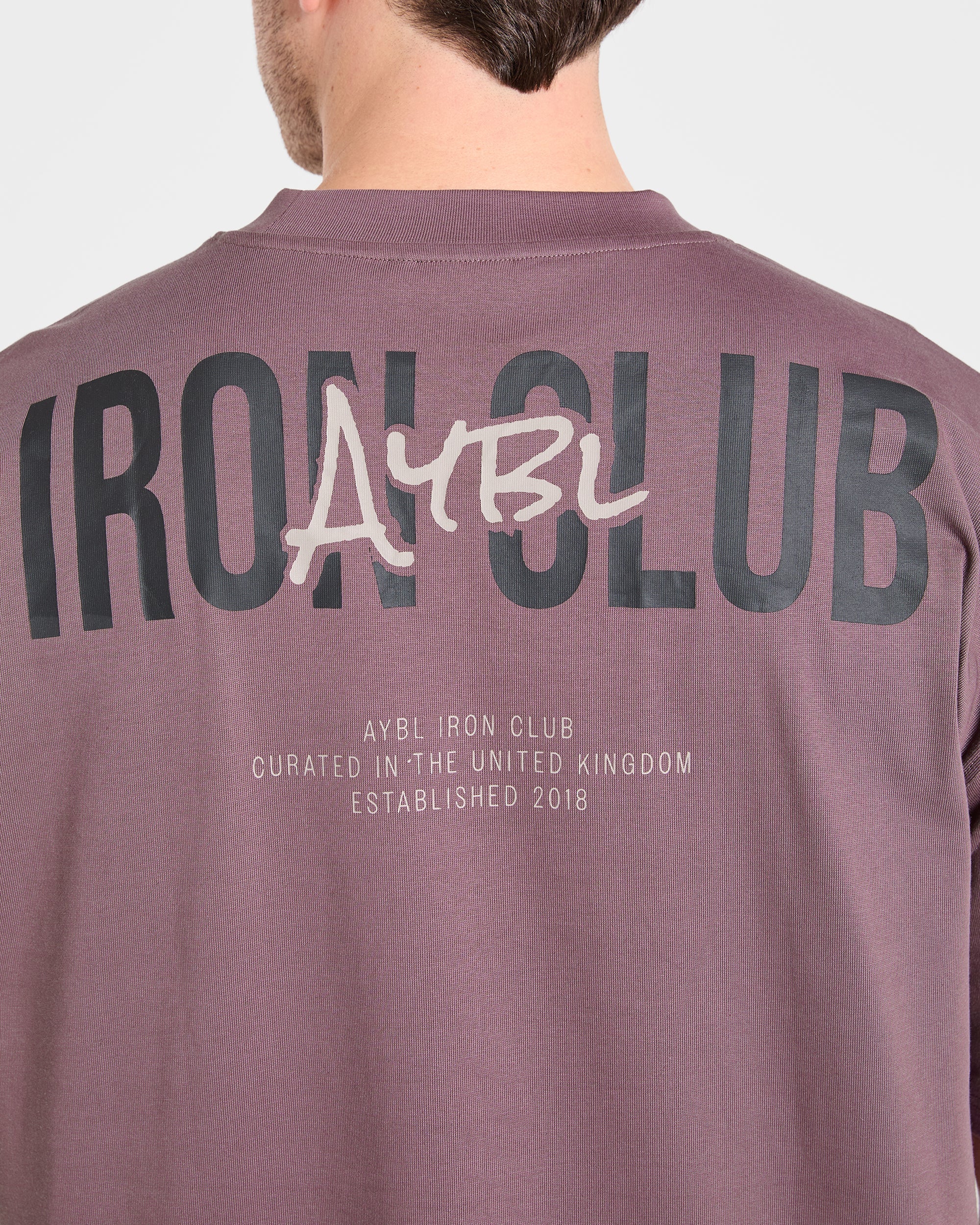 AYBL Iron Club Oversized T Shirt - Flint Purple - Image 5