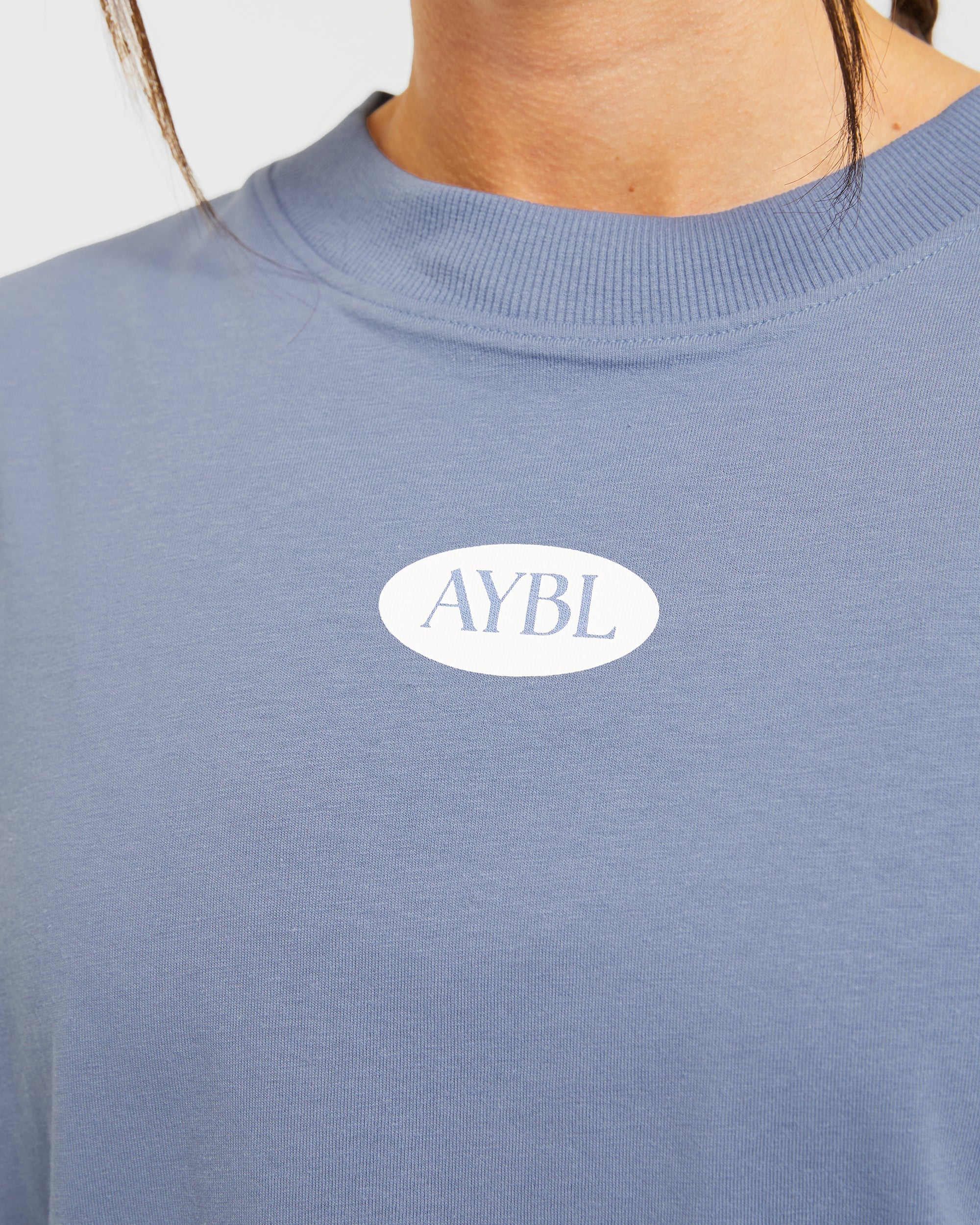 AYBL Lifestyle Oversized T Shirt - Cornflower Blue - Image 5