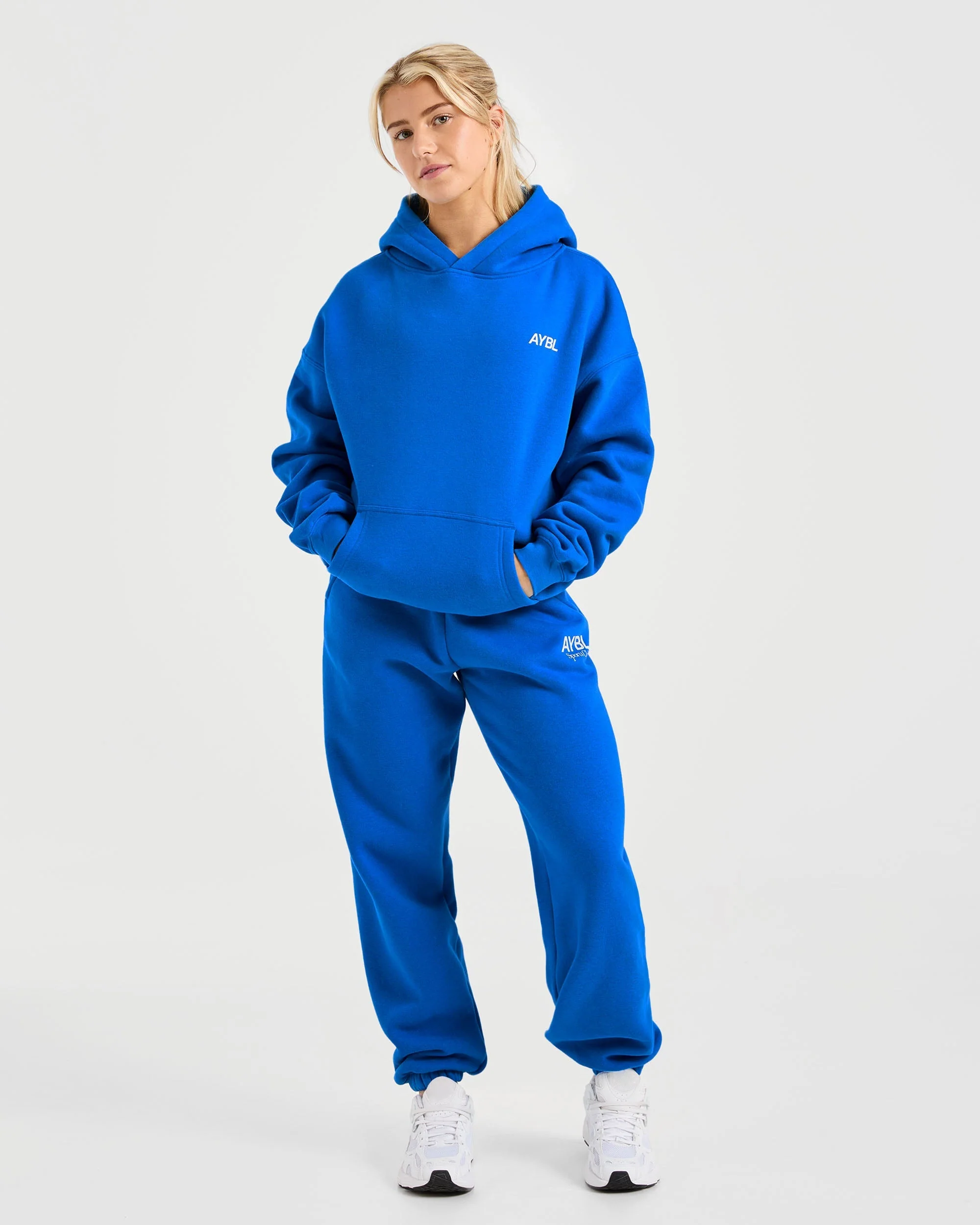 AYBL Sports Club Oversized Hoodie - Cobalt - Image 4