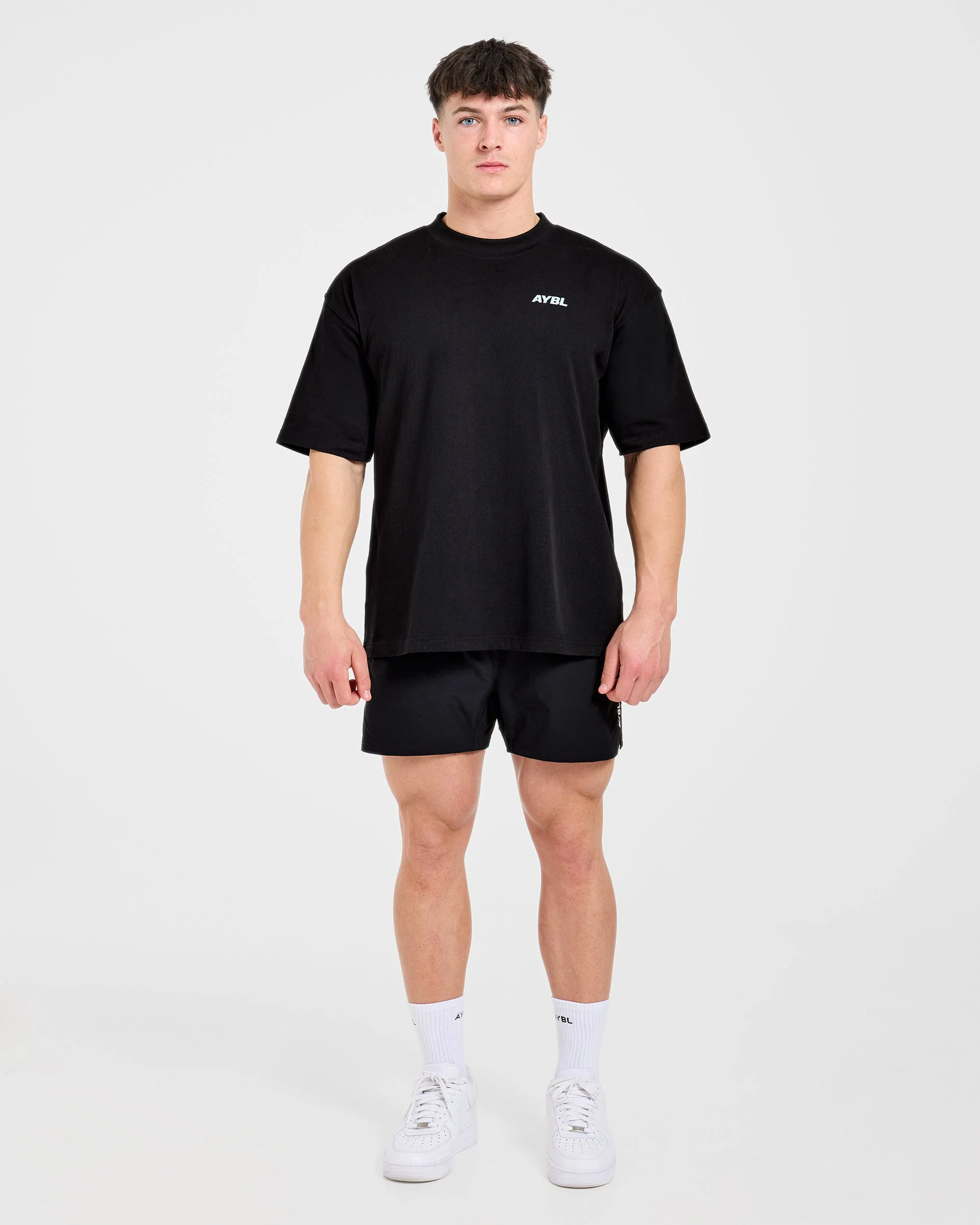 AYBL Sportswear 18 Oversized T Shirt - Black - Image 3