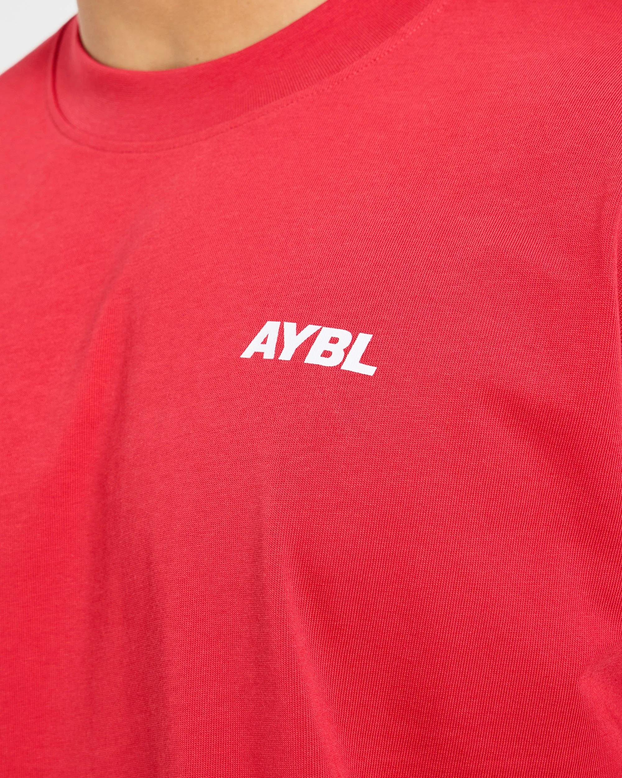 AYBL Sportswear 18 Oversized T Shirt - Red - Image 6