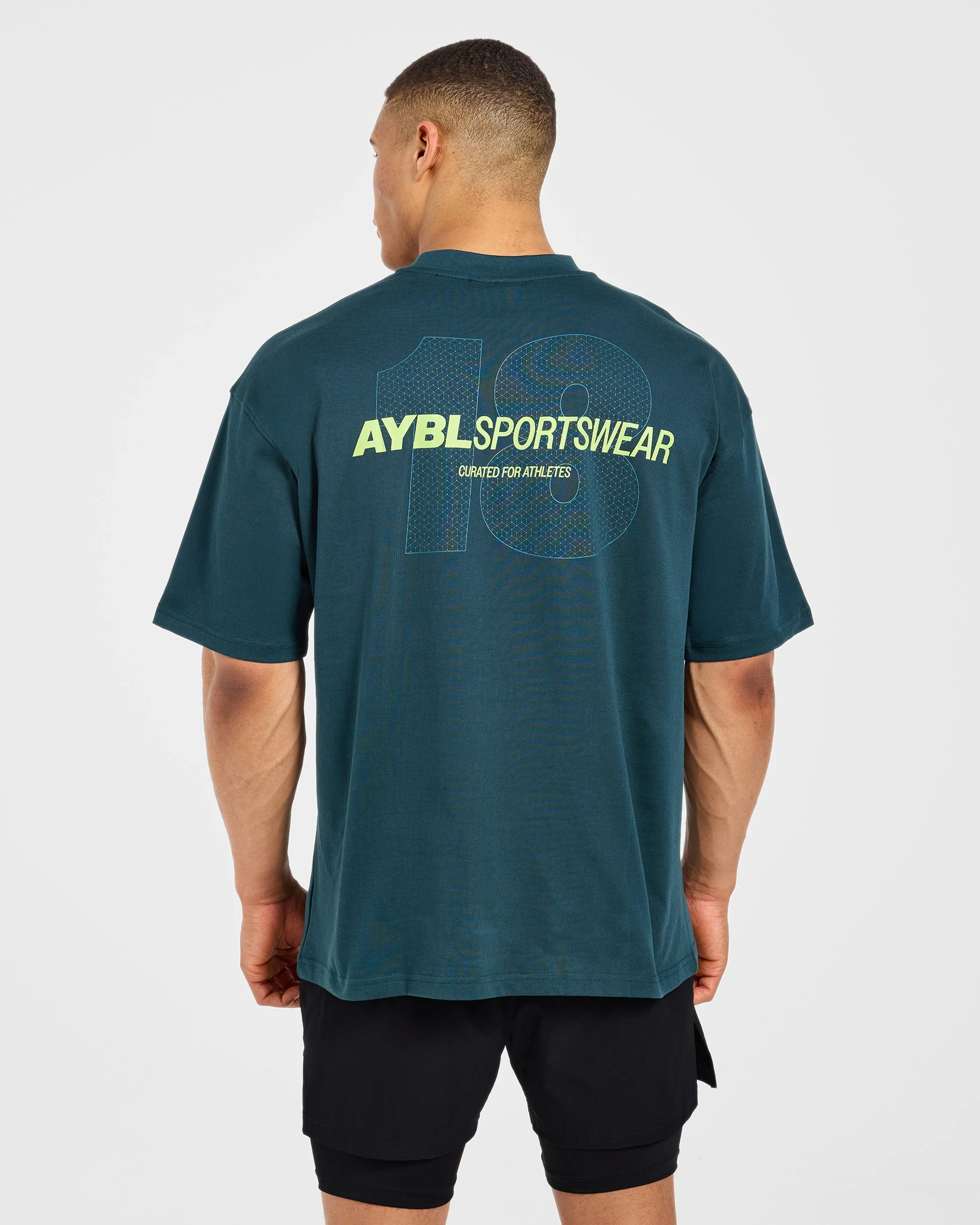 AYBL Sportswear 18 Oversized T Shirt - Teal Green
