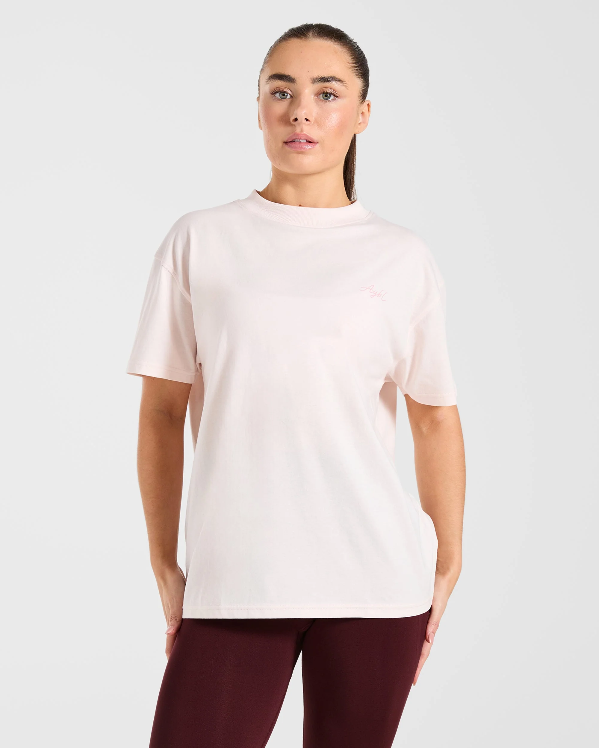 AYBL Studio Oversized T Shirt - Pink - Image 2