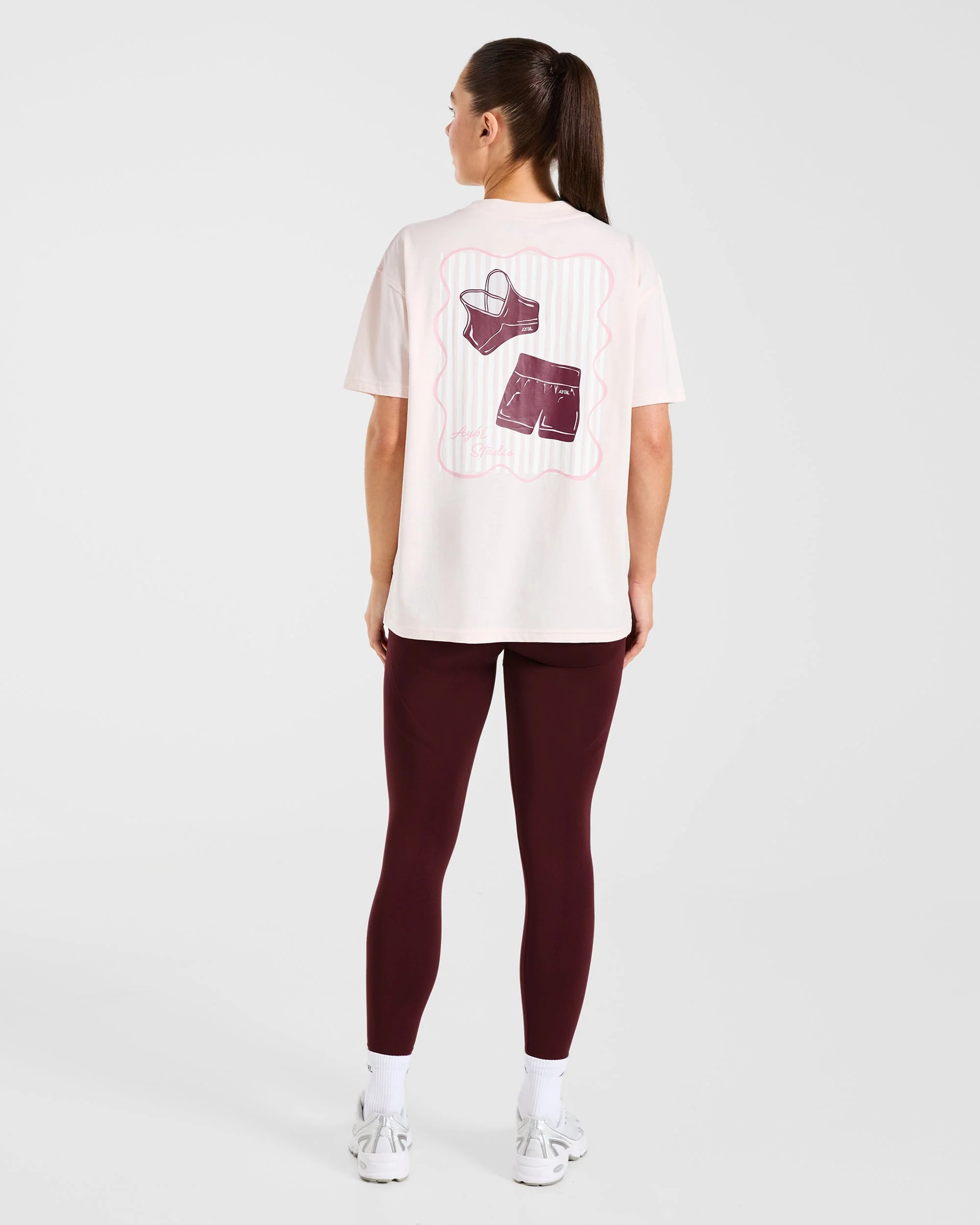 AYBL Studio Oversized T Shirt - Pink - Image 4