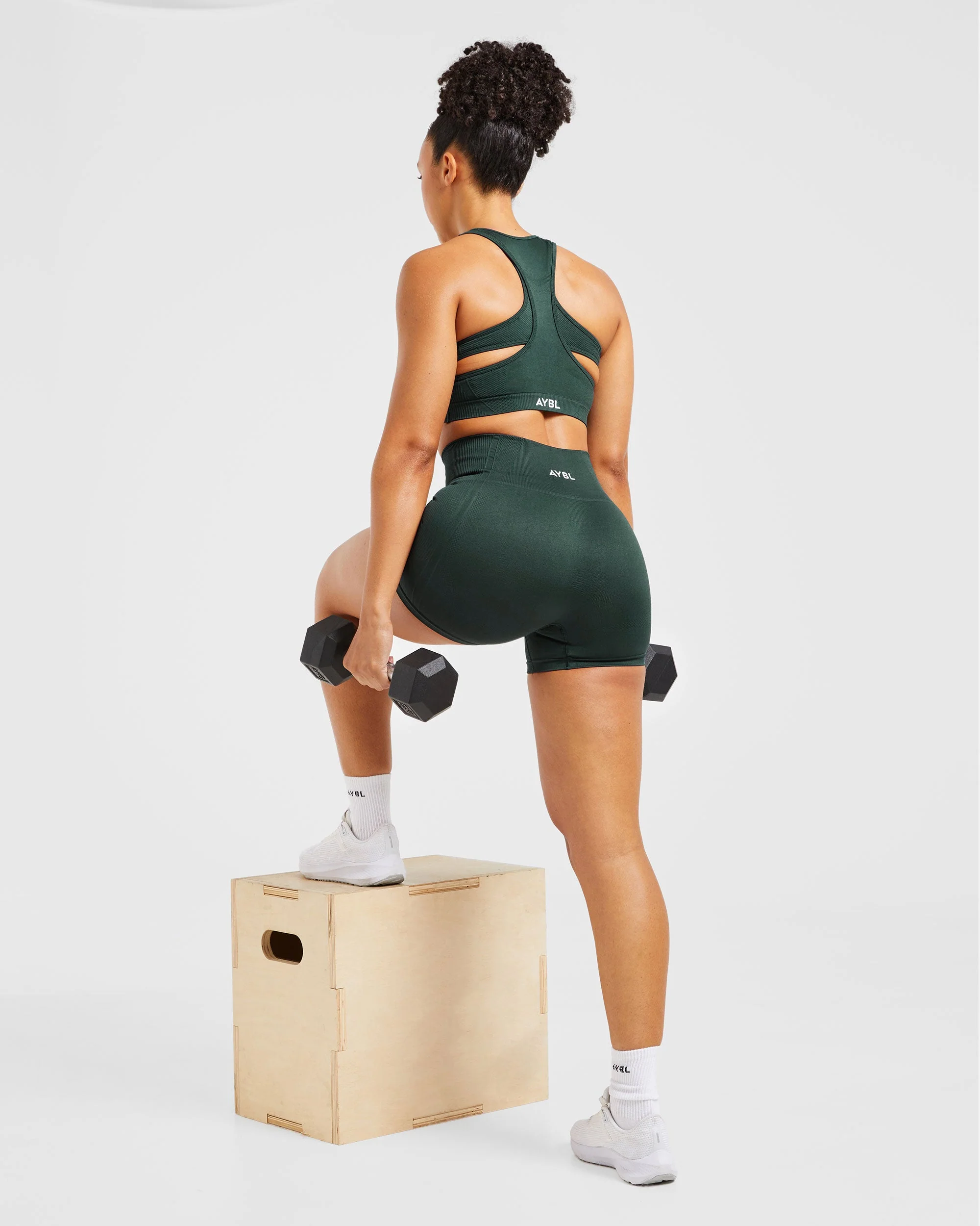 Balance V3 Seamless Shorts - Dark Green - Image 7