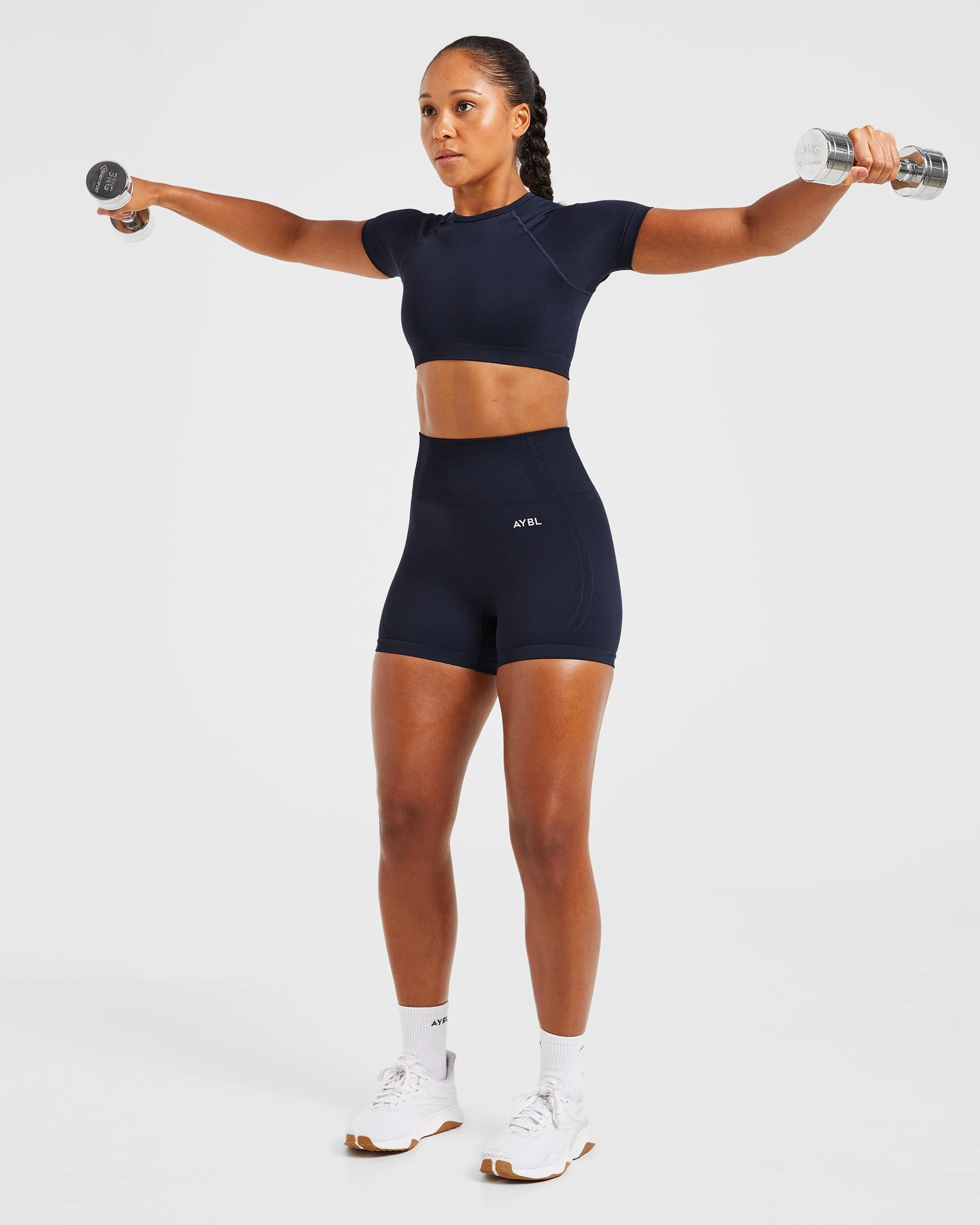 Balance V3 Seamless Shorts - Navy - Image 7