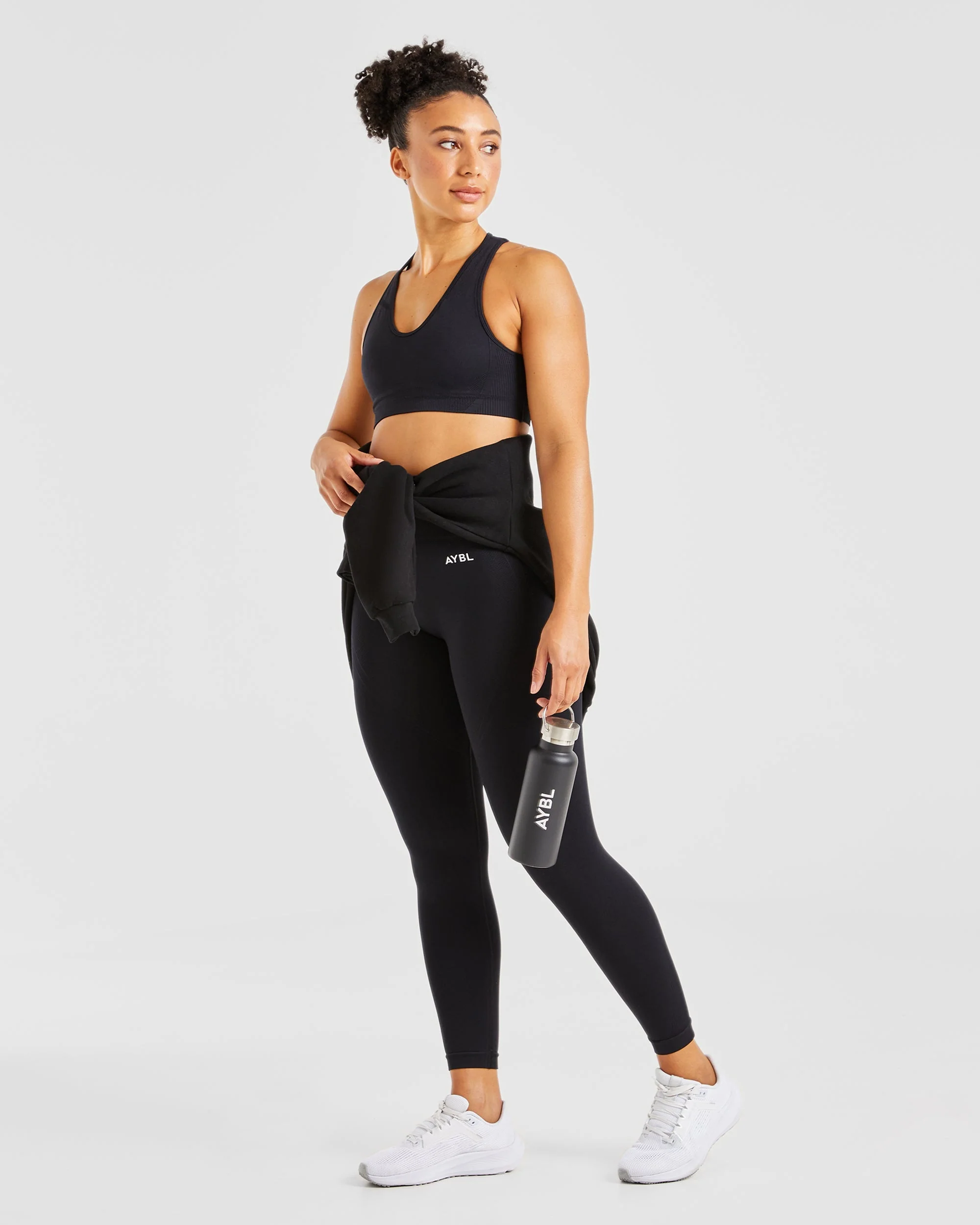 Balance V3 Seamless Sports Bra - Black - Image 8