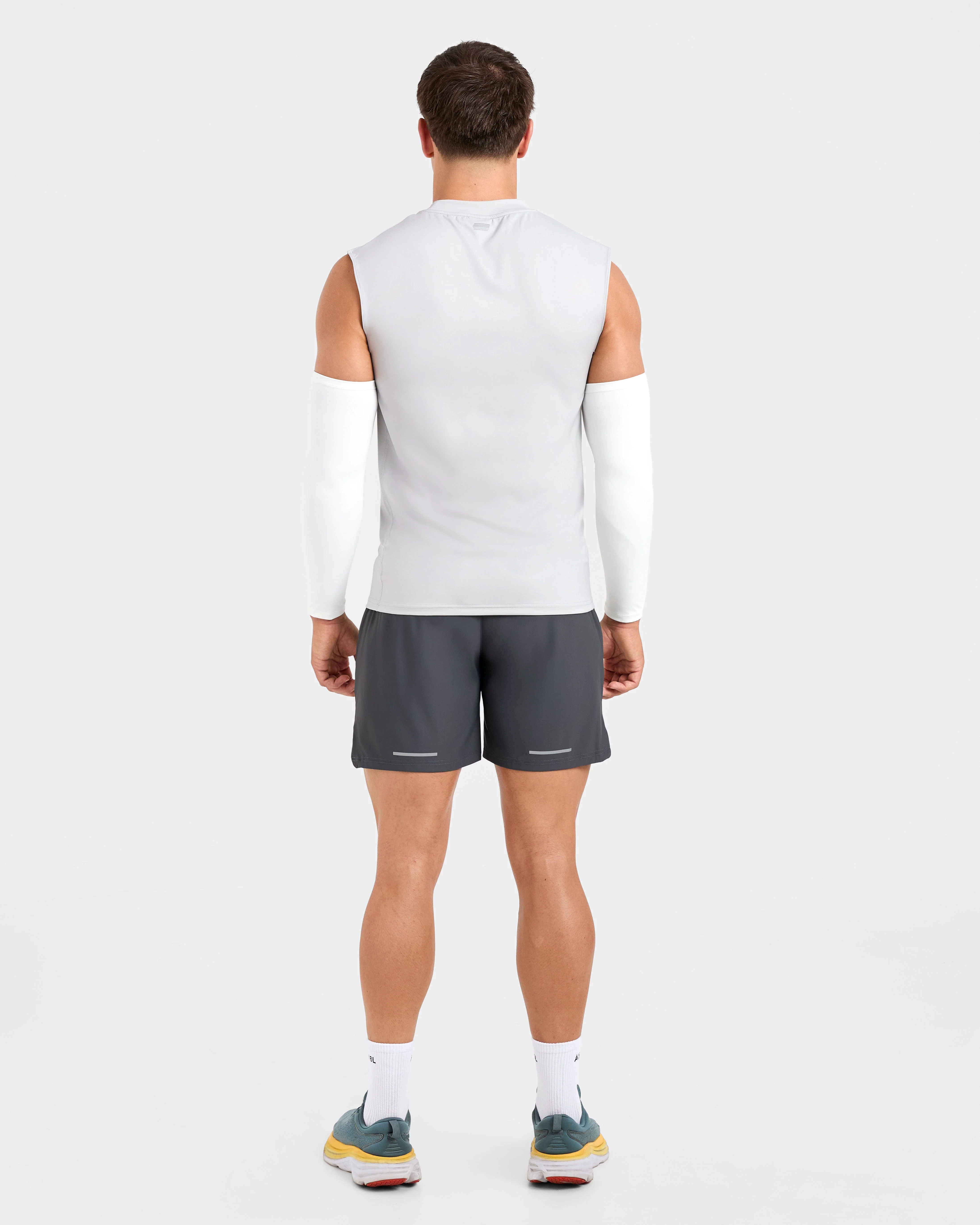 Base Layer Arm Sleeves - White - Image 4