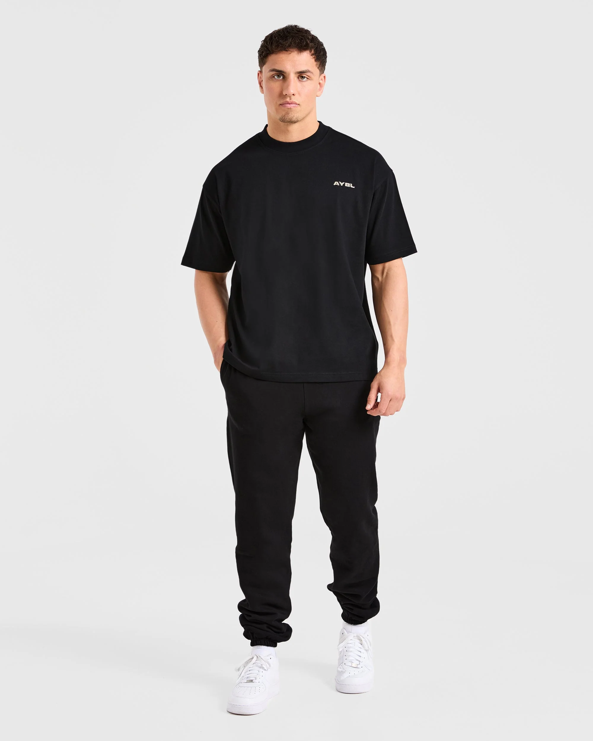 Blur Oversized T Shirt - Black - Image 4