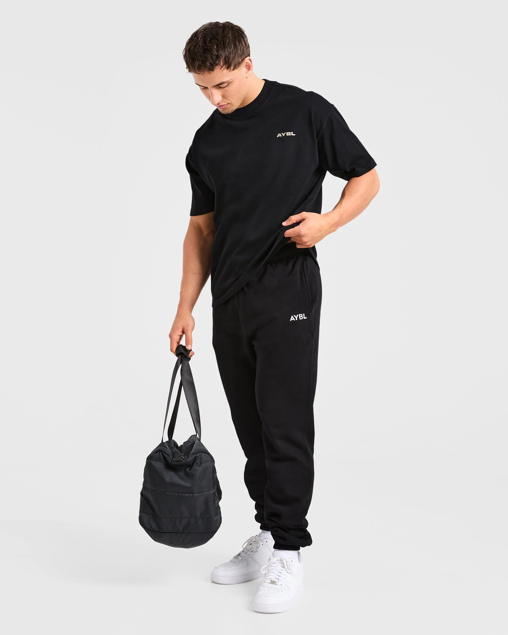 Blur Oversized T Shirt - Black - Image 8