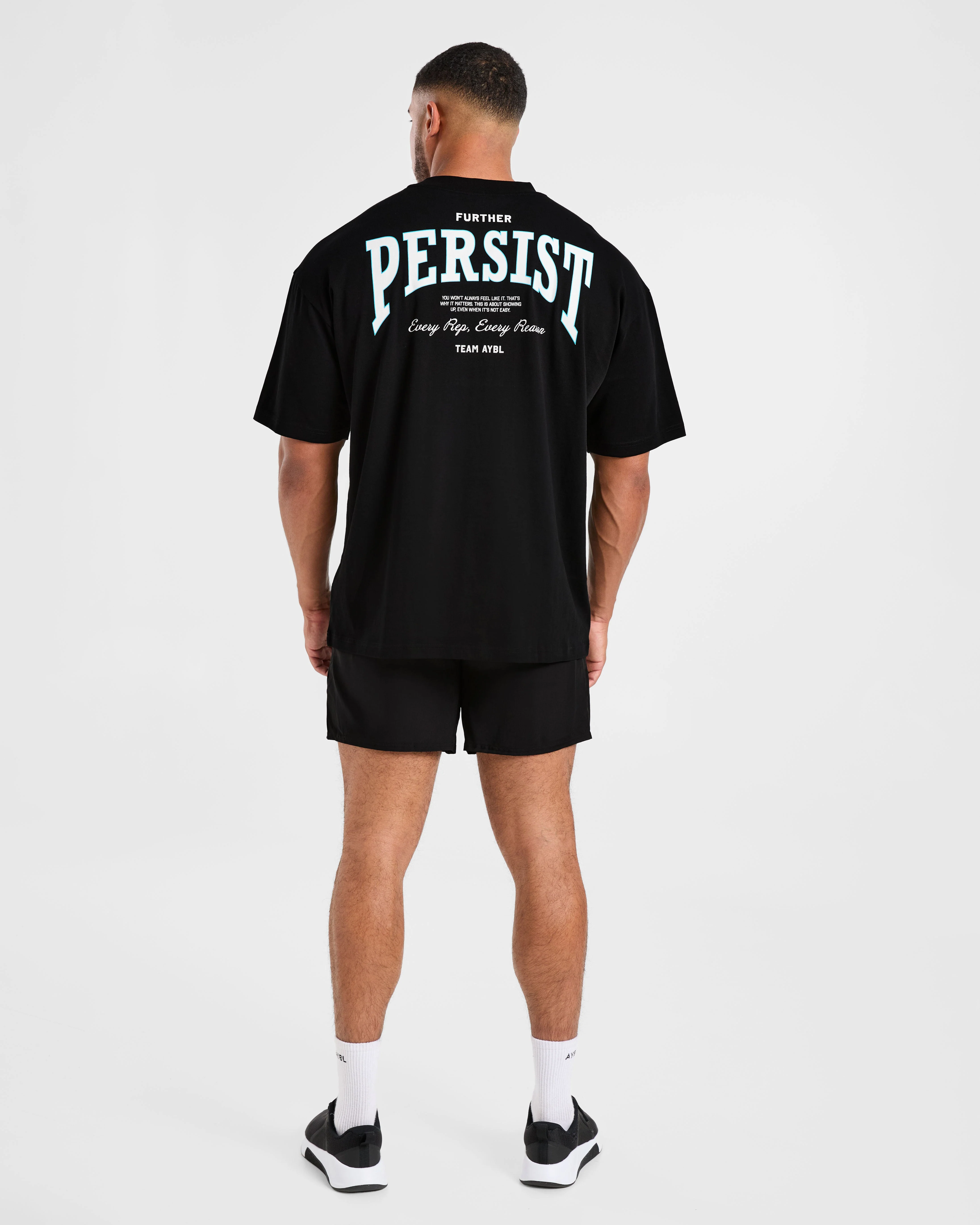 Cam Kissel x Persist Oversized T Shirt - Black - Image 4