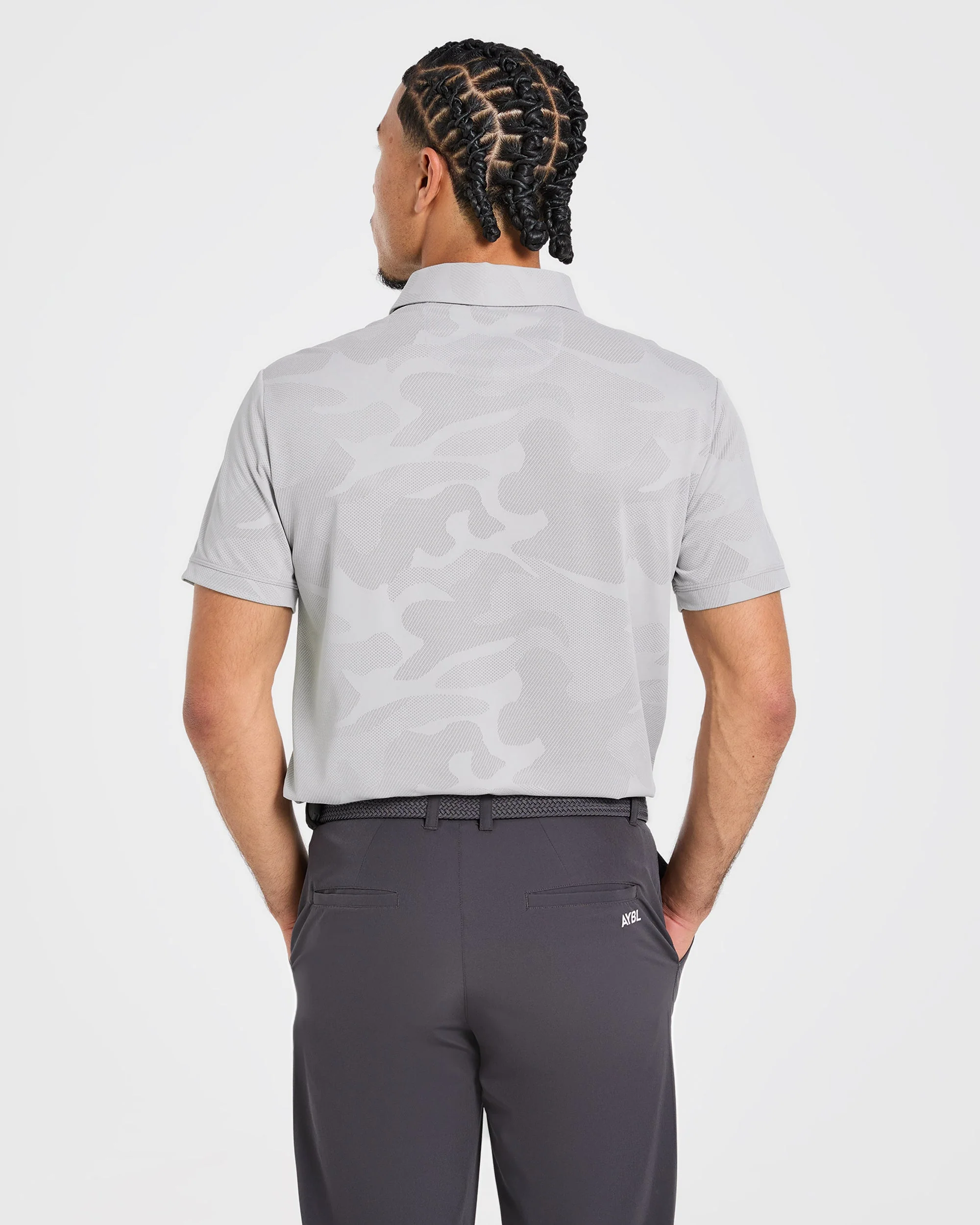 Camo Polo - Ice Grey - Image 2
