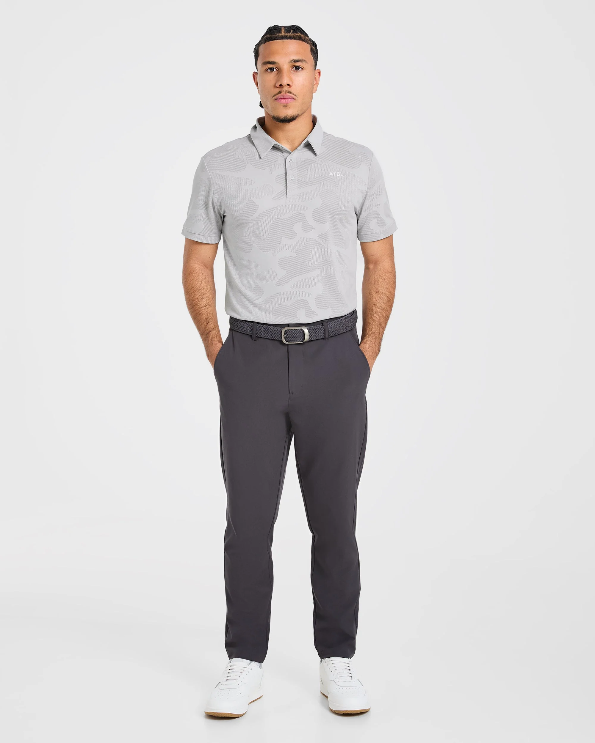 Camo Polo - Ice Grey - Image 3