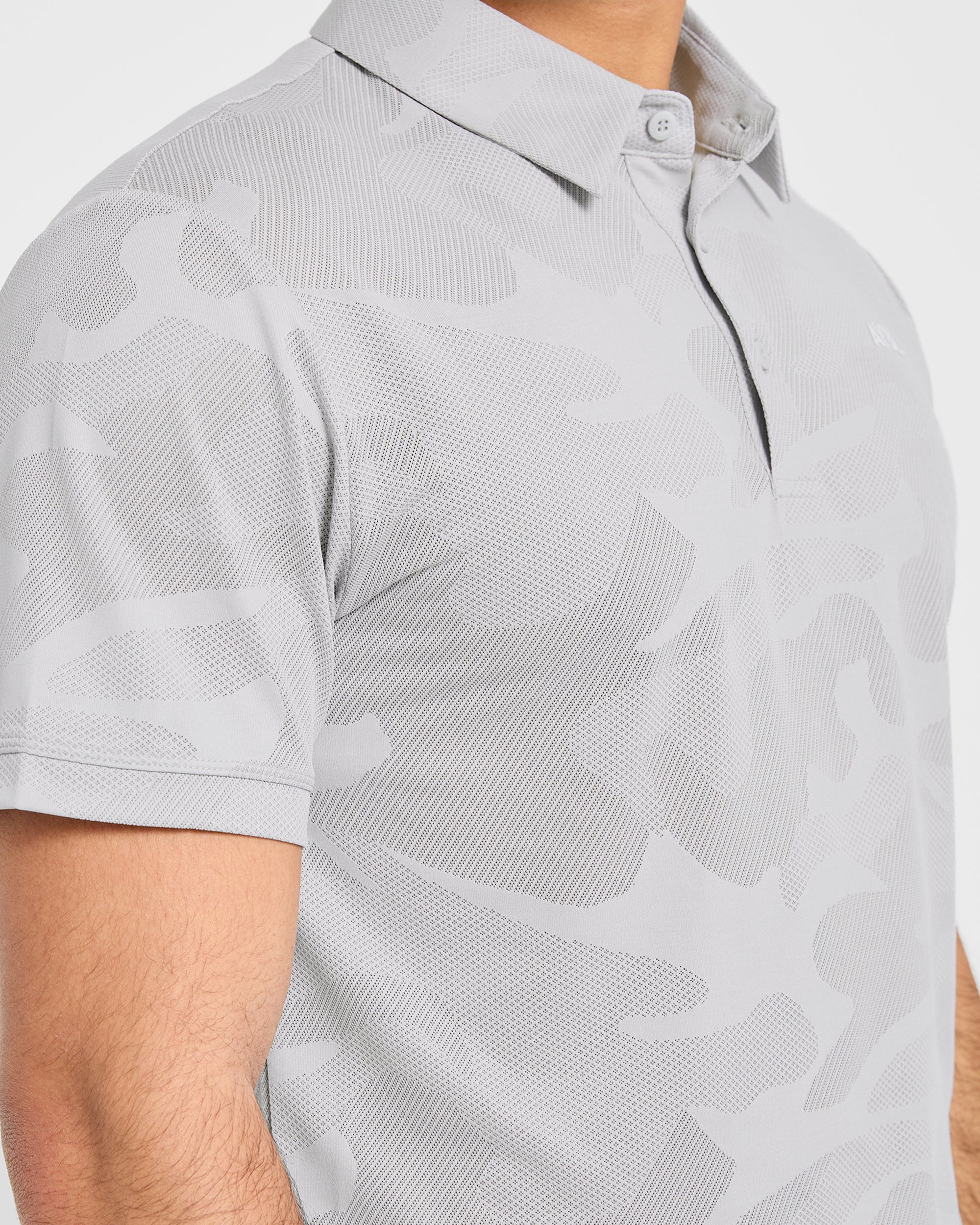 Camo Polo - Ice Grey - Image 6