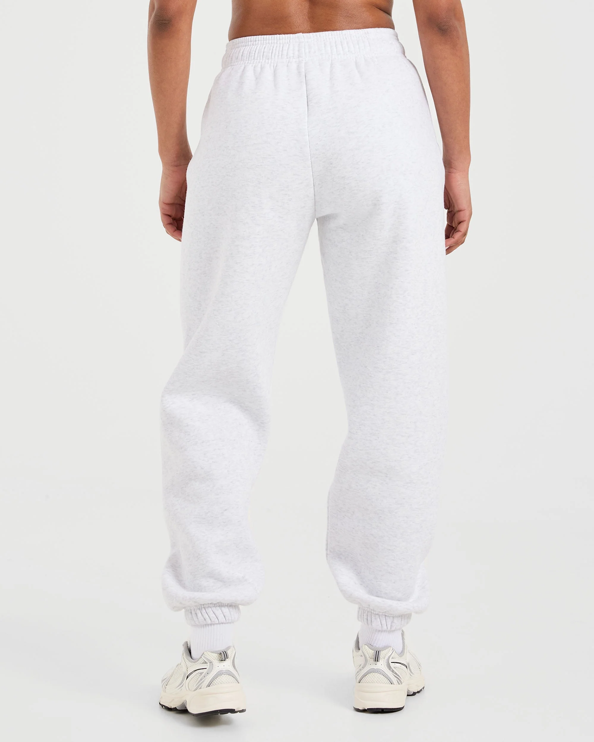 Classic Plush Oversized Joggers - Heather Grey - Image 2