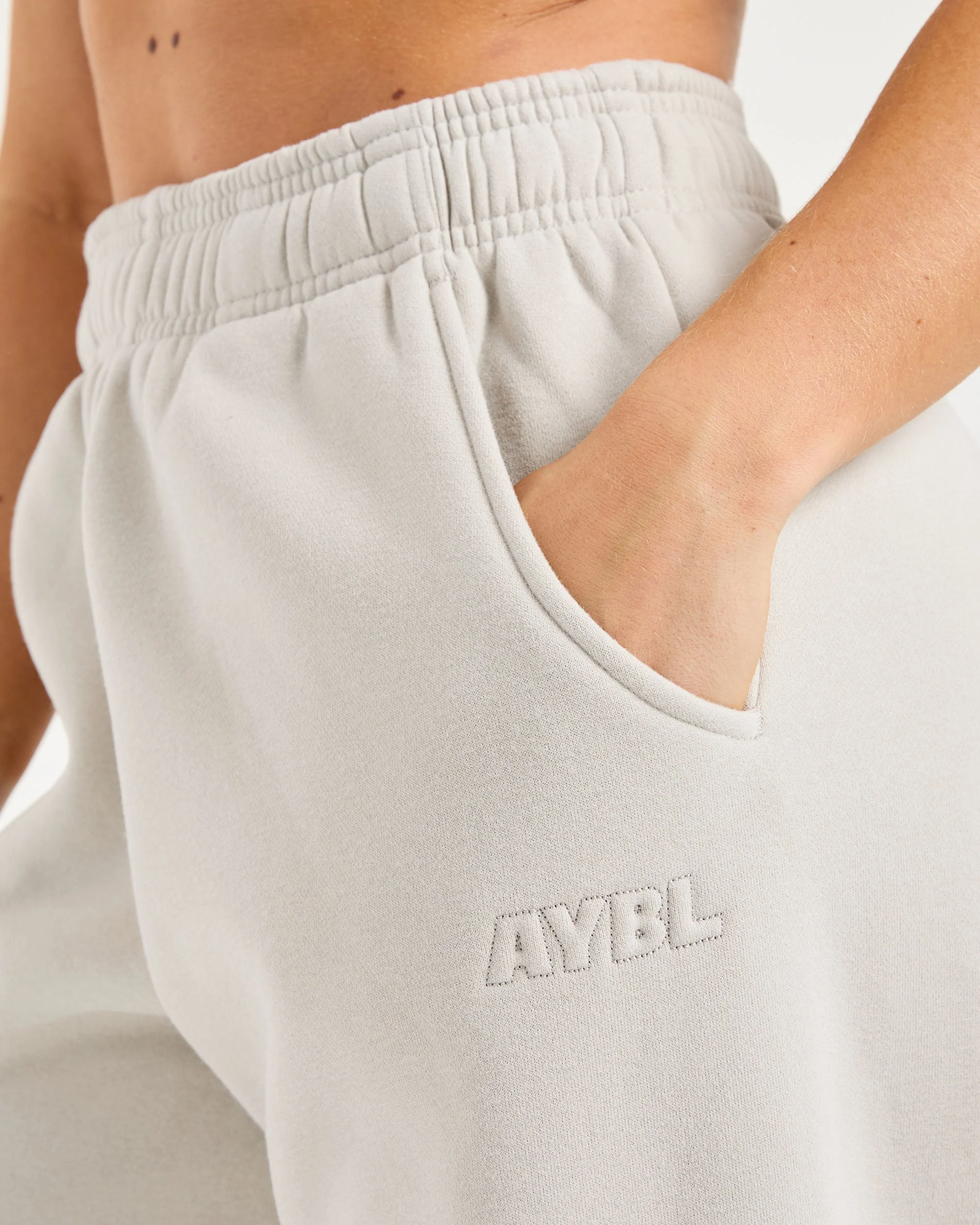 Classic Plush Oversized Joggers - Sand - Image 5