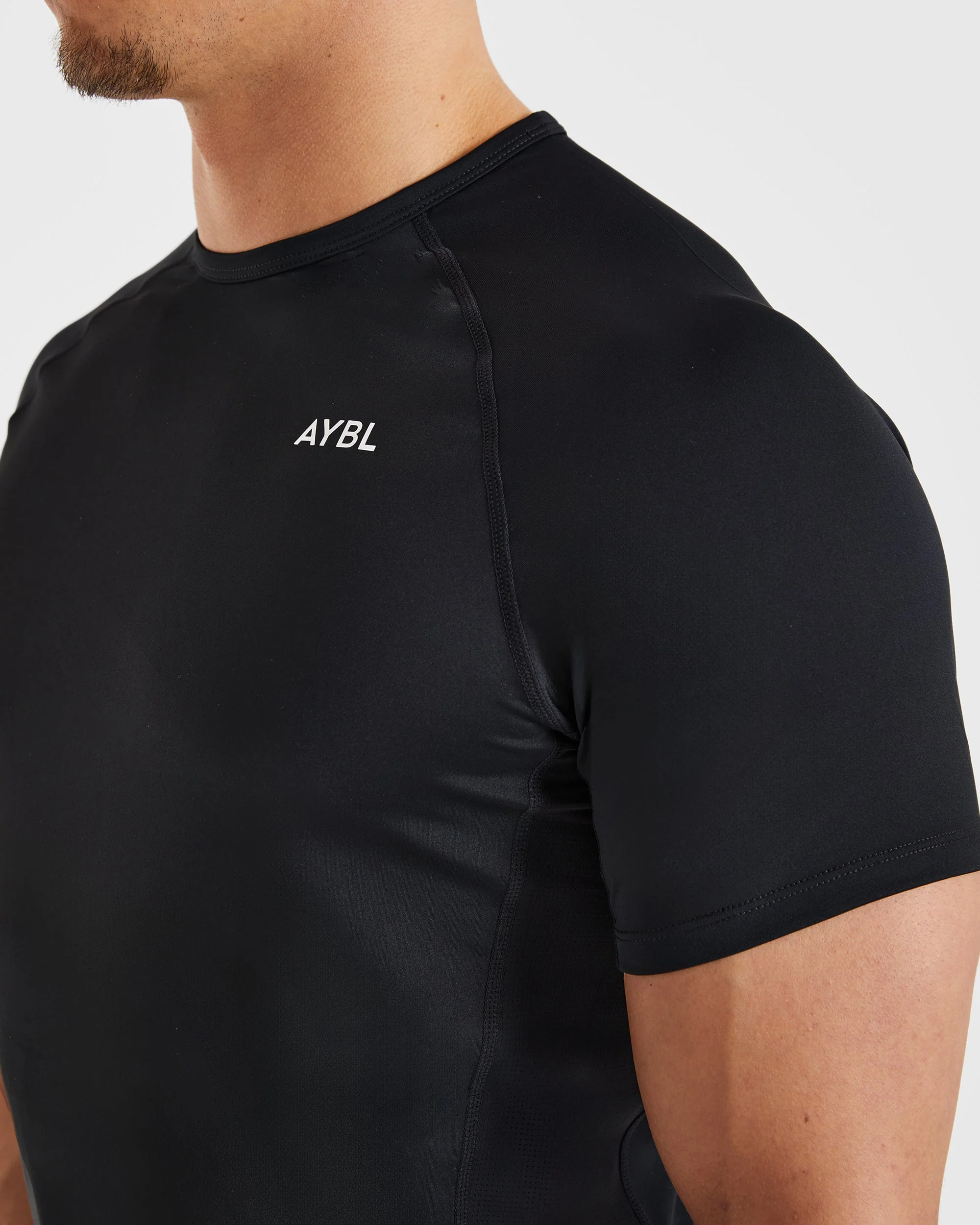 Compression Relaxed T Shirt - Black - Image 5