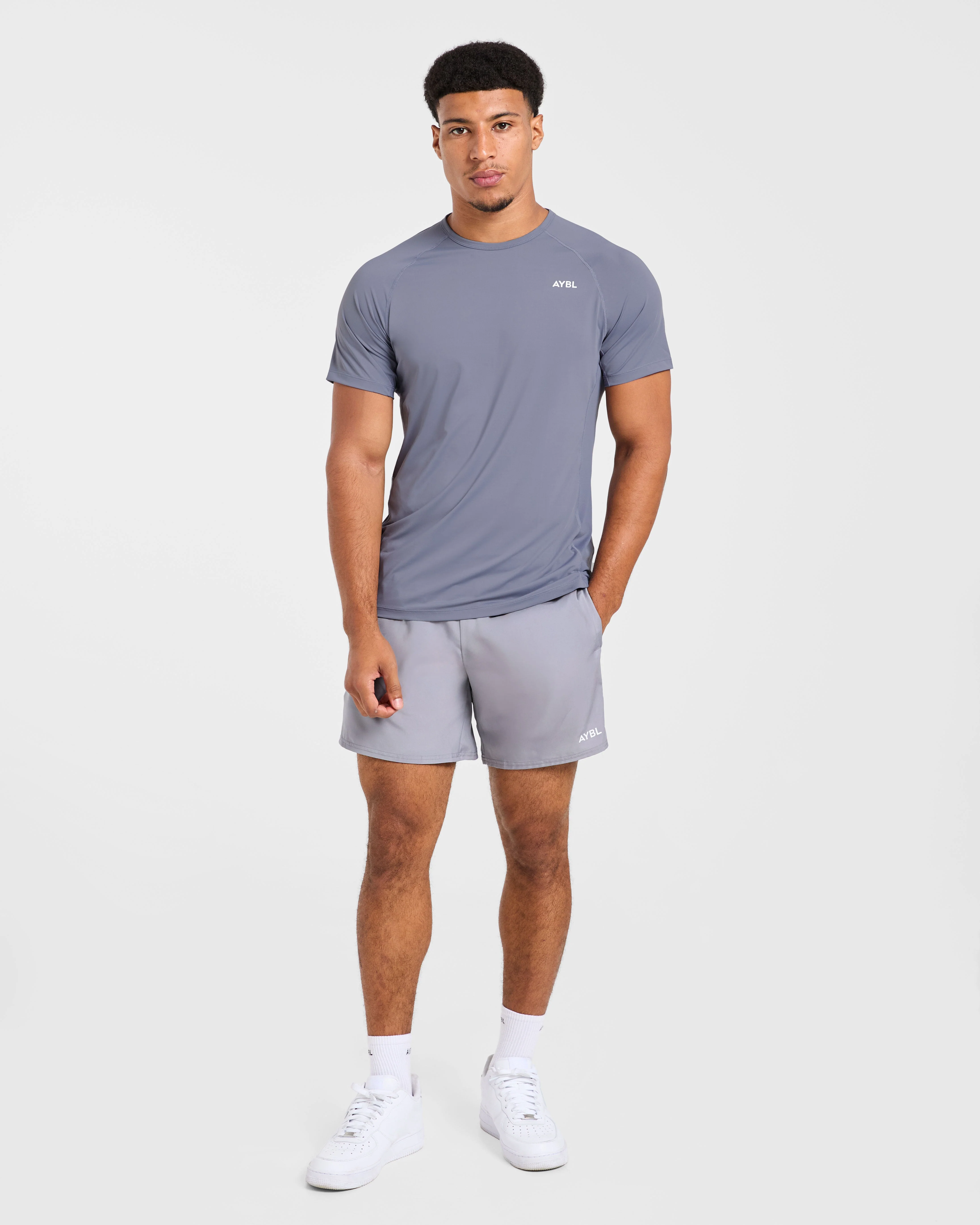Compression Relaxed T Shirt - Slate Grey - Image 3