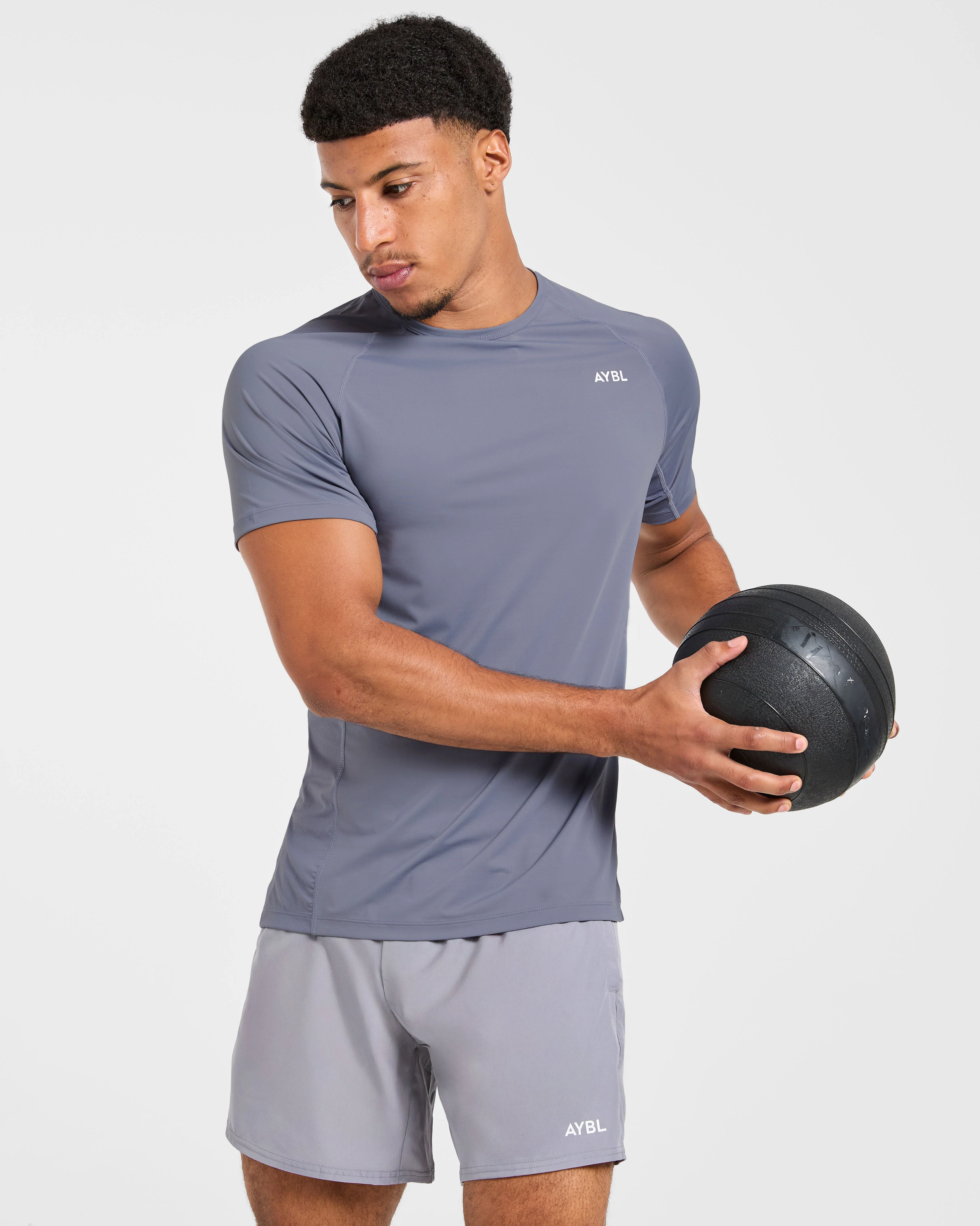 Compression Relaxed T Shirt - Slate Grey - Image 7