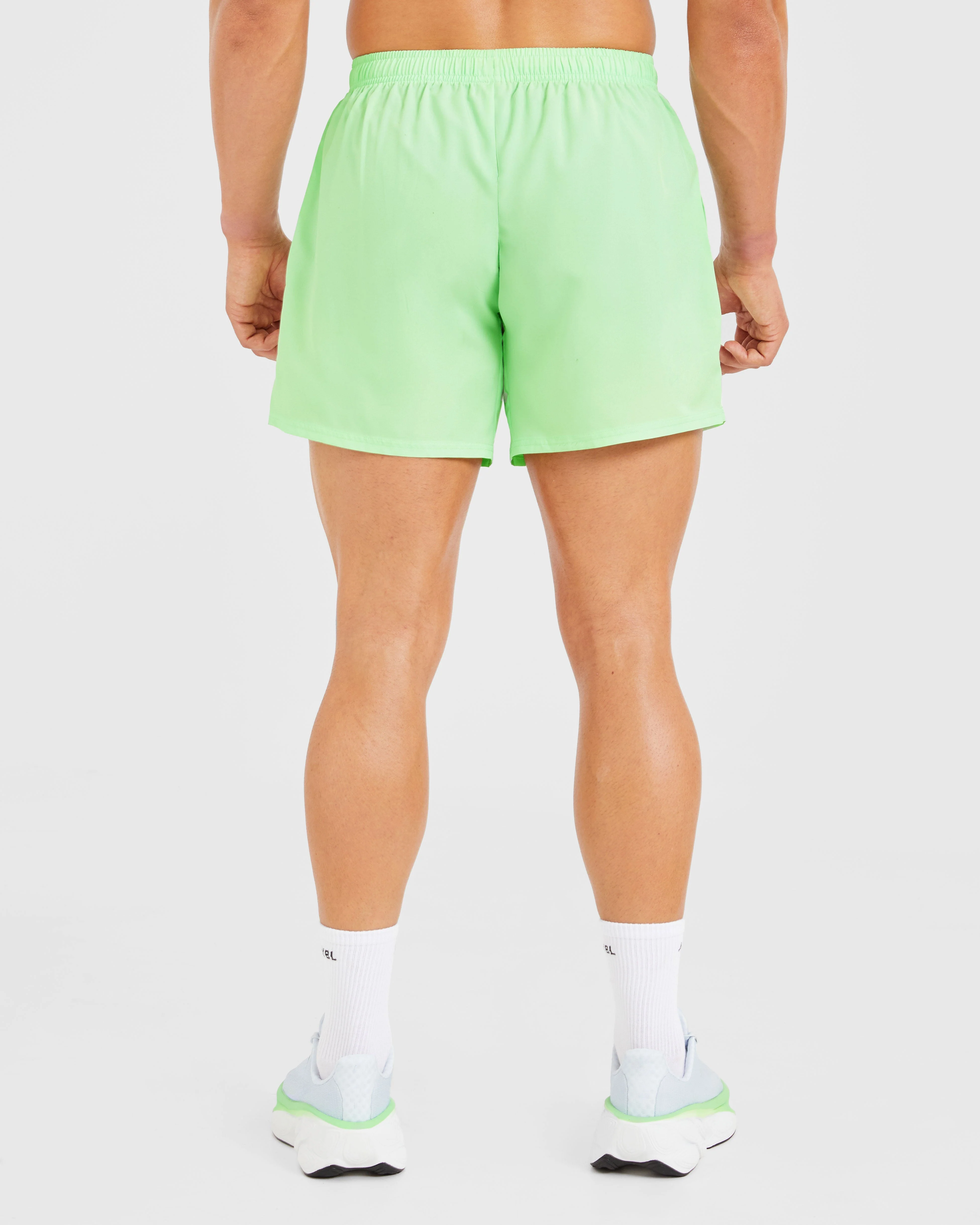Core 5" Shorts - Lime Green - Image 2