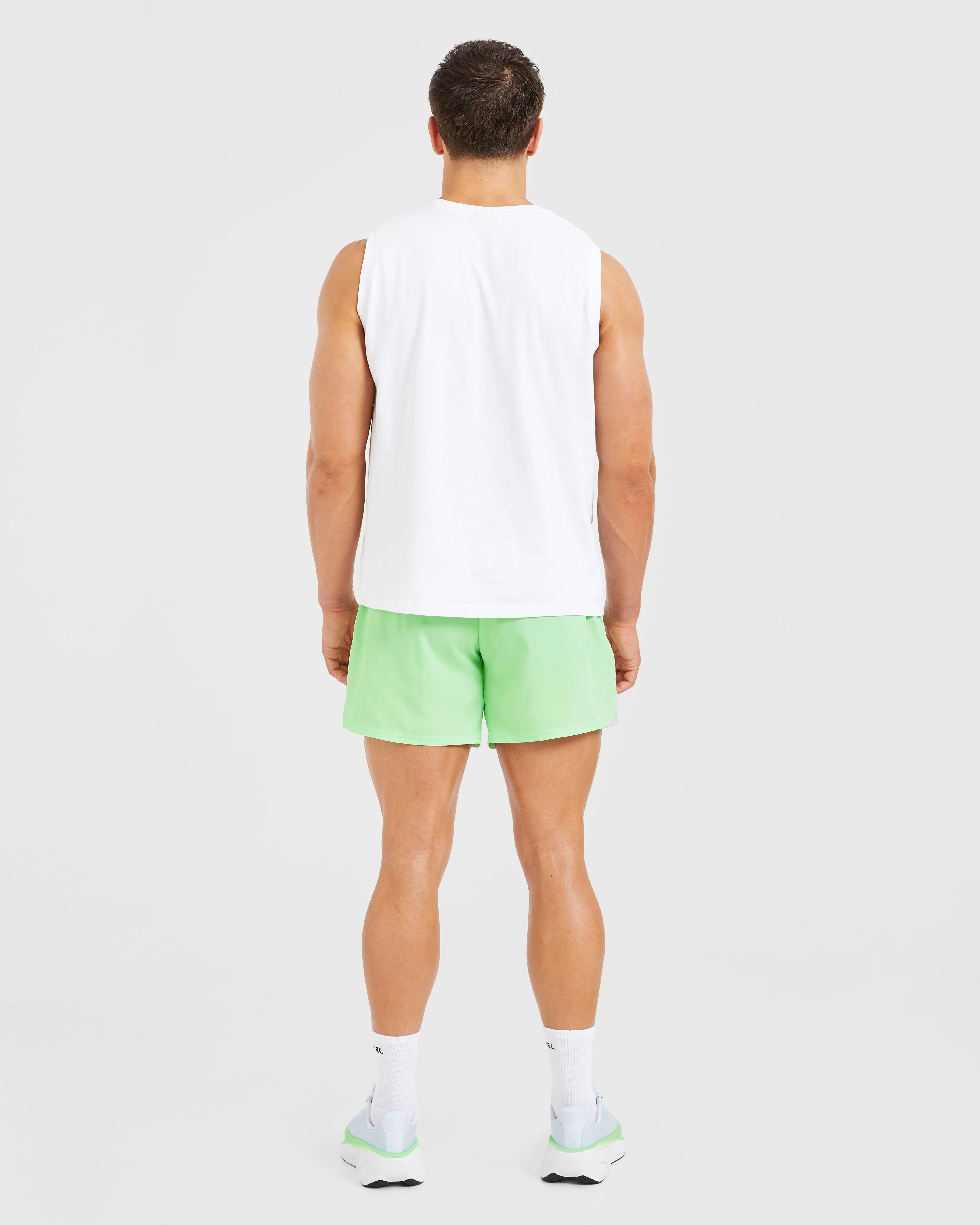 Core 5" Shorts - Lime Green - Image 4