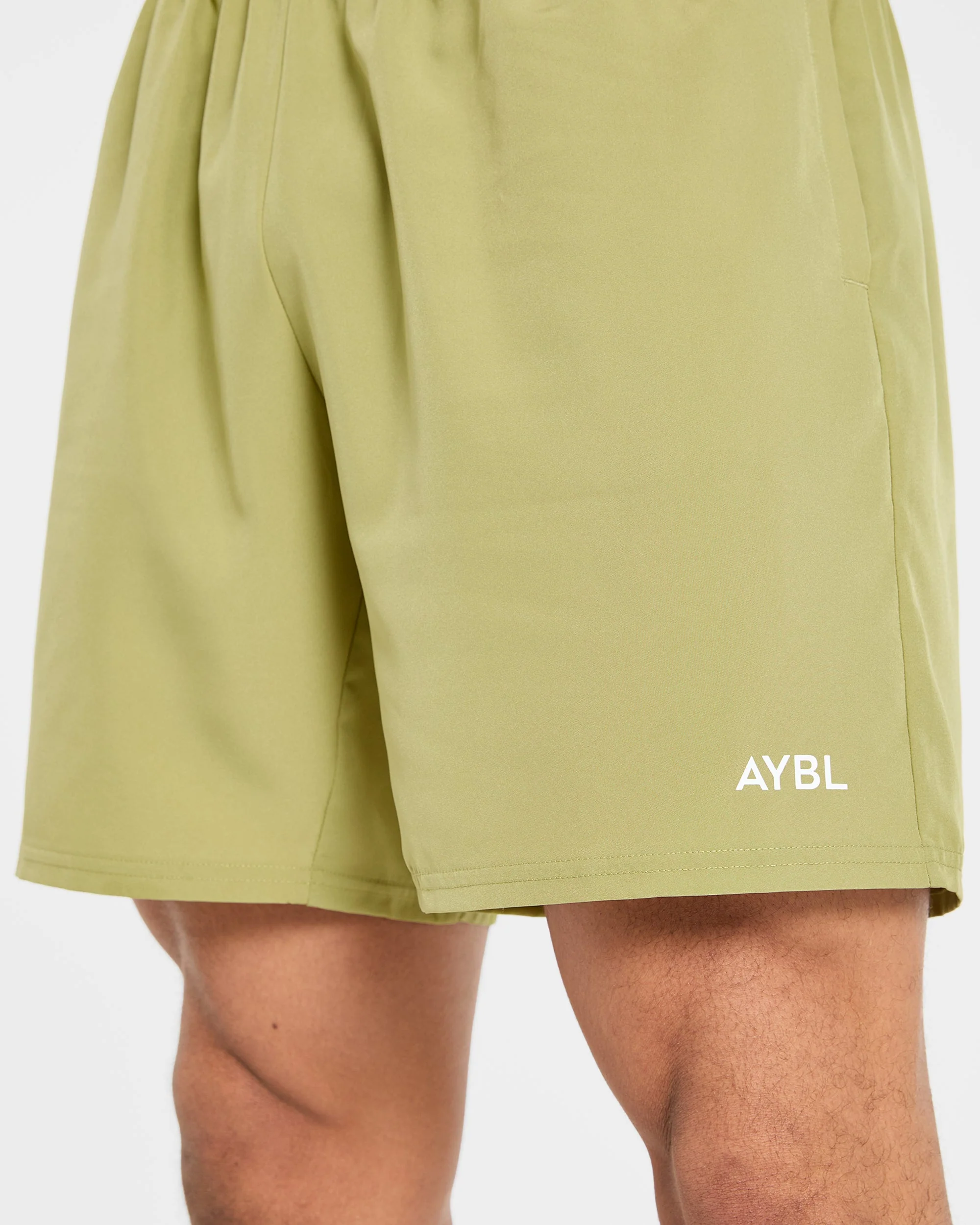 Core 7" Shorts  - Citrus Olive - Image 5