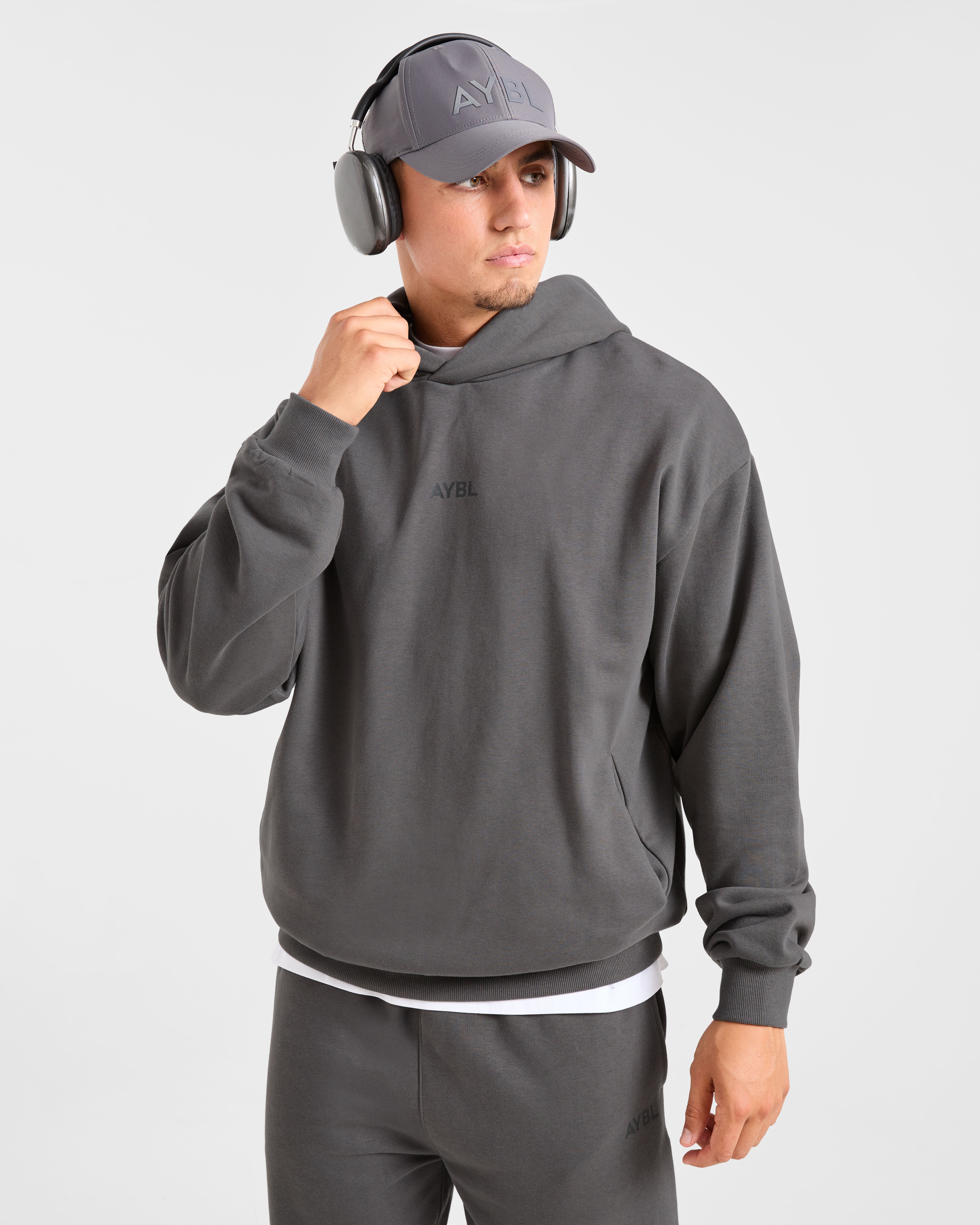 Craft Oversized Hoodie - Charcoal - Image 8