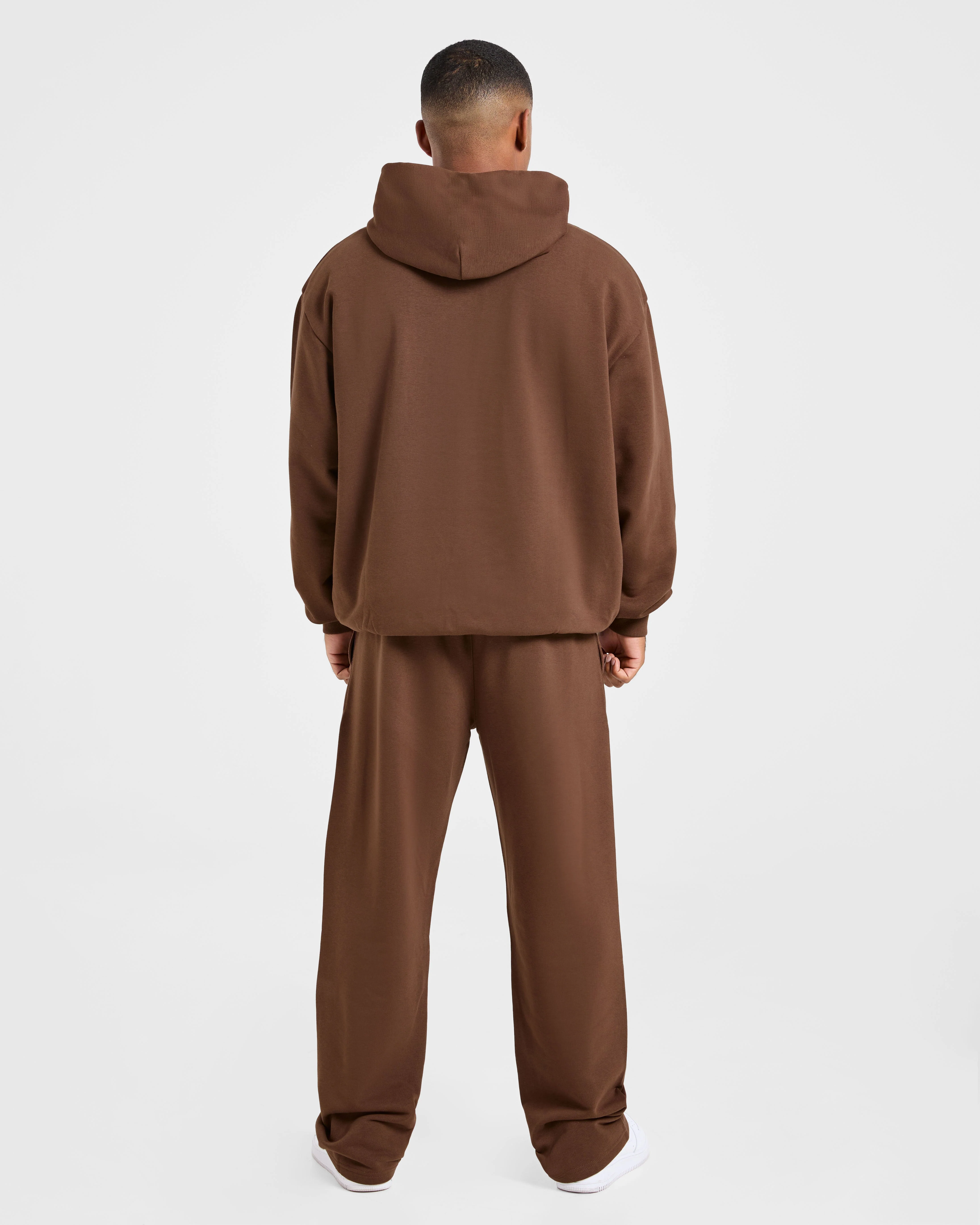 Craft Oversized Straight Leg Joggers - Brown - Image 4