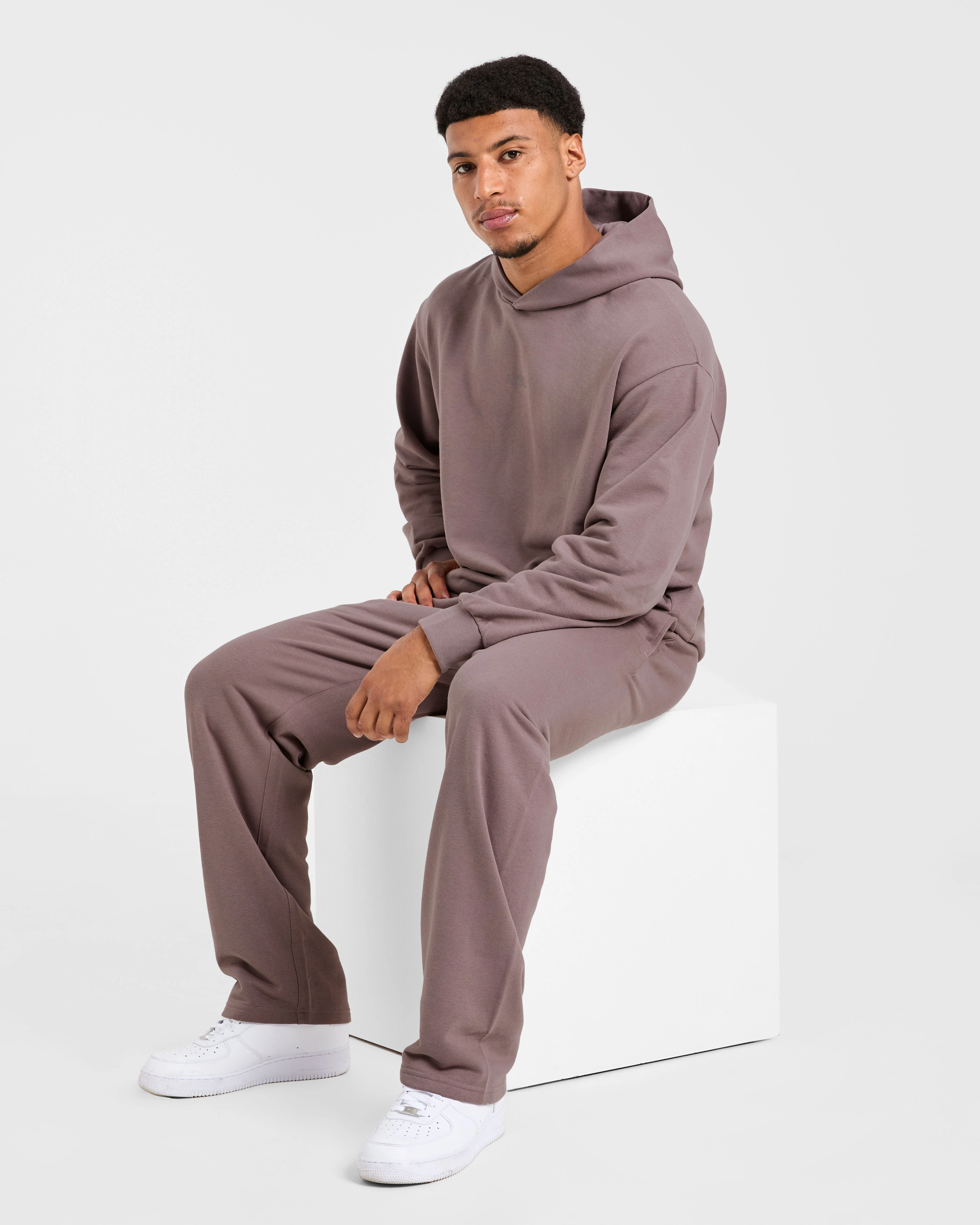 Craft Oversized Straight Leg Joggers - Muted Plum - Image 8