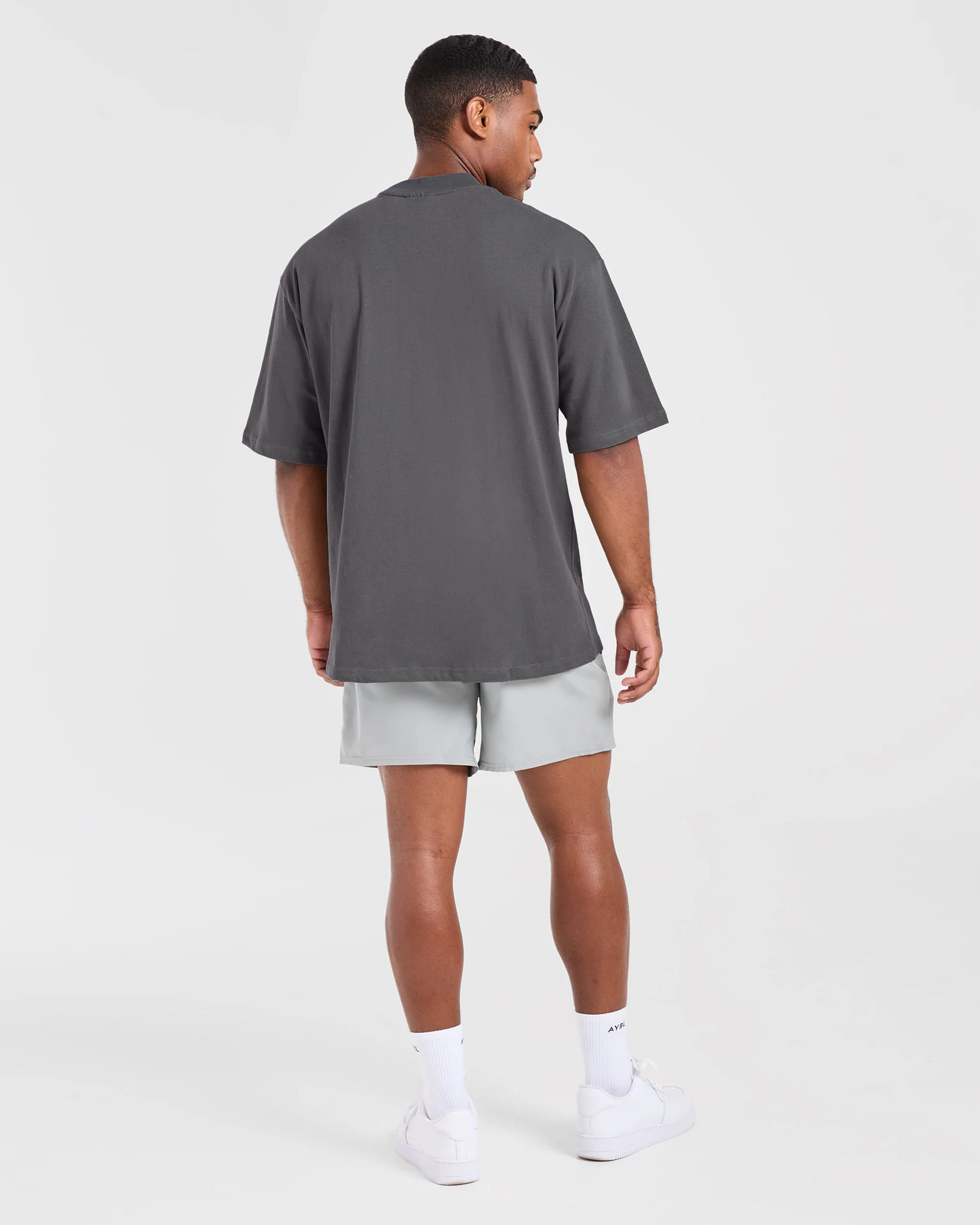 Craft Oversized T Shirt - Charcoal - Image 4