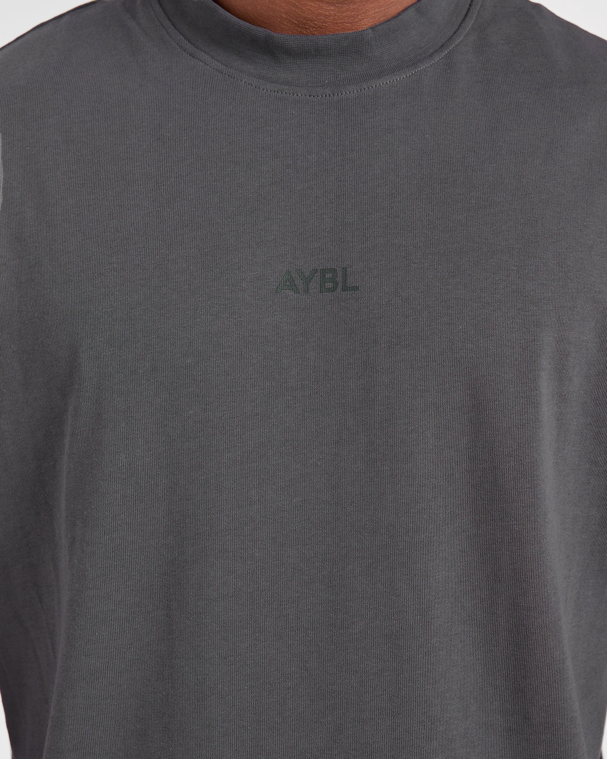 Craft Oversized T Shirt - Charcoal - Image 5