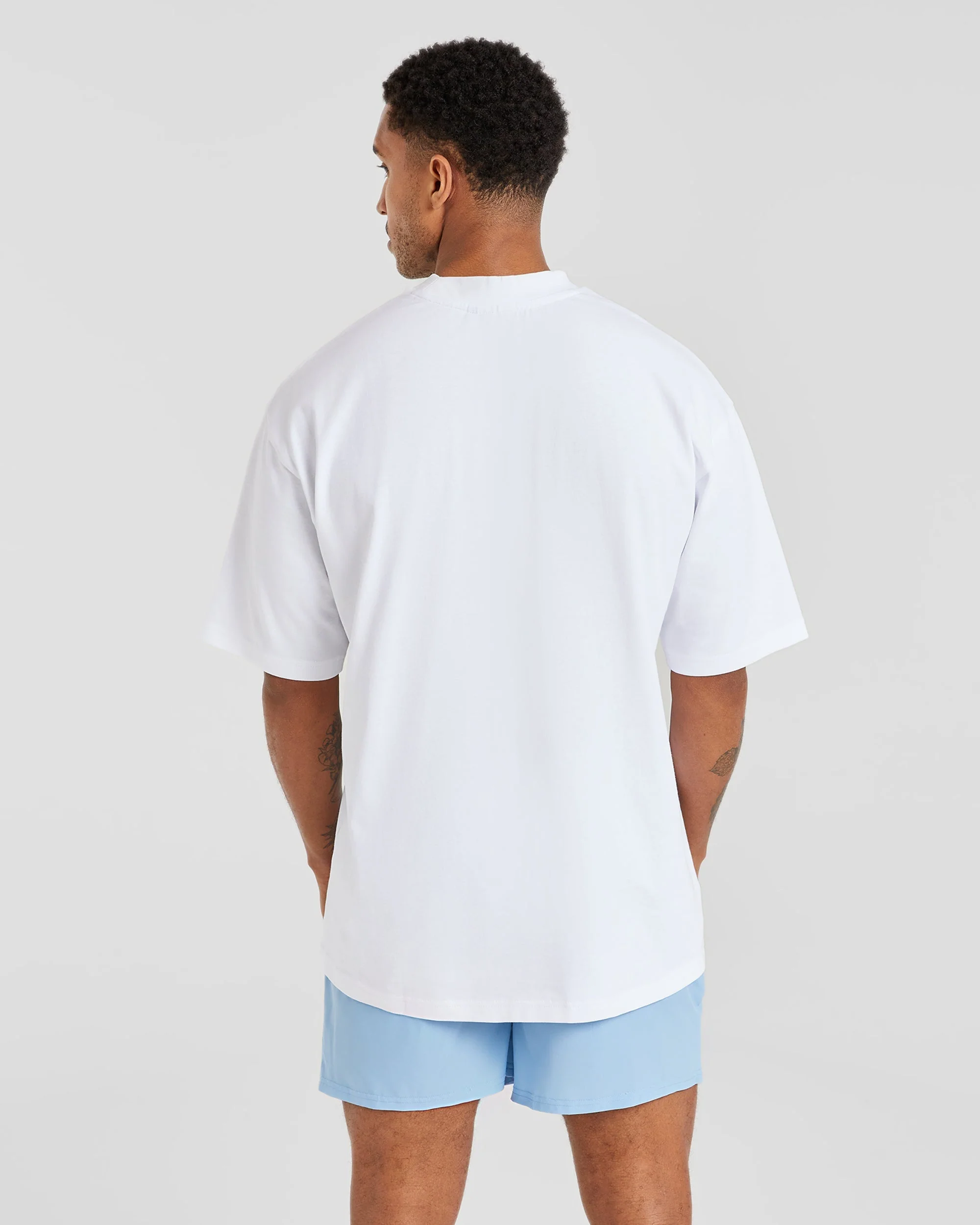 Craft Oversized T Shirt - White - Image 10