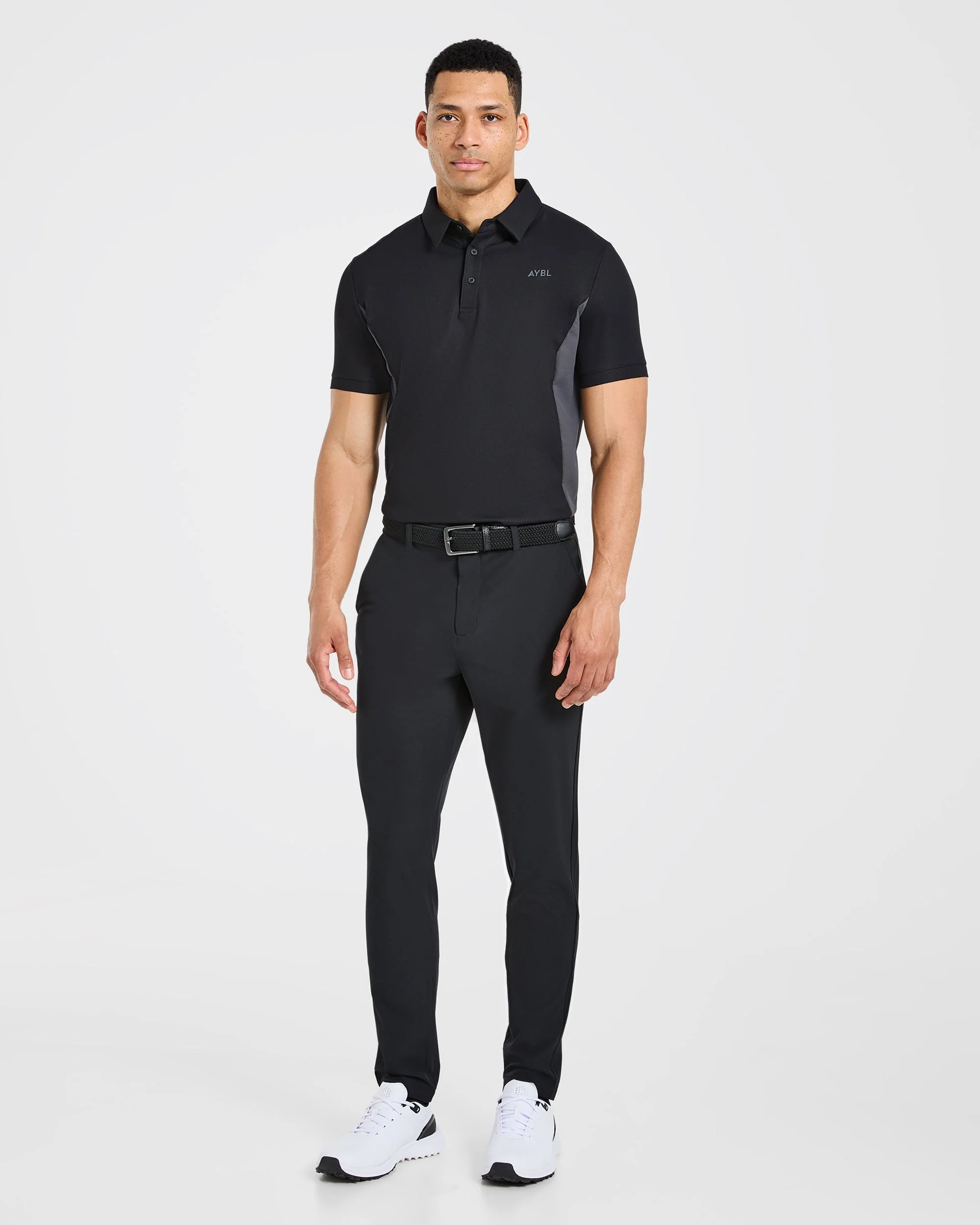 Edge Polo - Black/Charcoal - Image 3