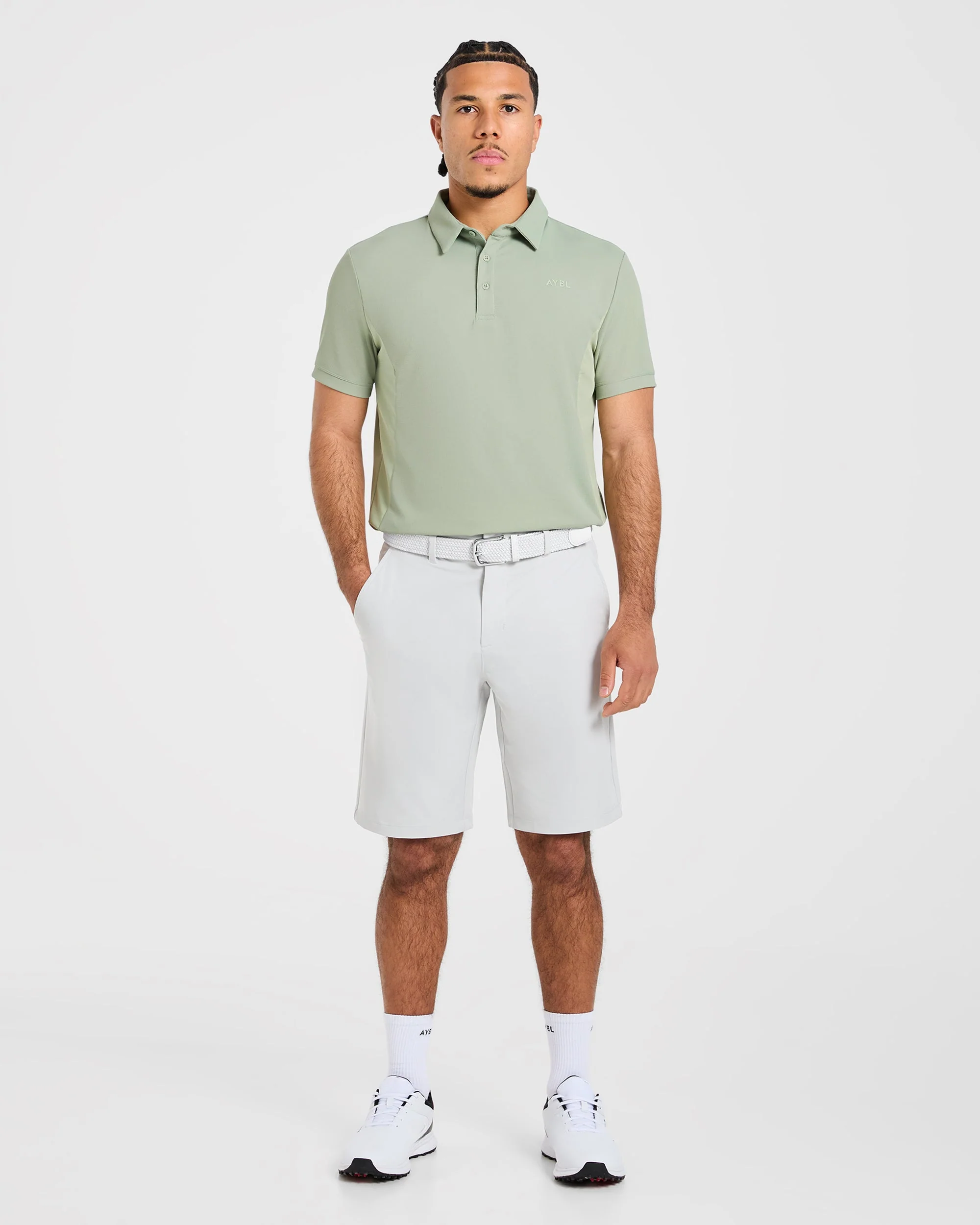 Edge Polo - Muted Olive Green - Image 3