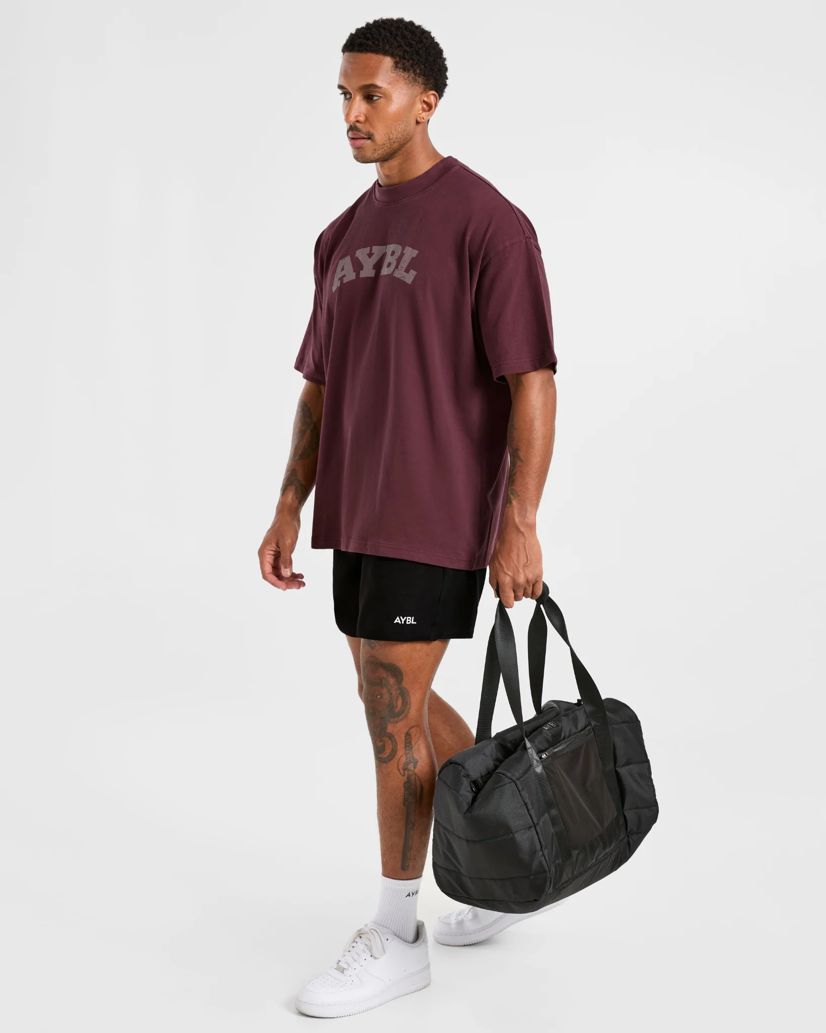 Elite Oversized T Shirt- Dusty Plum - Image 8