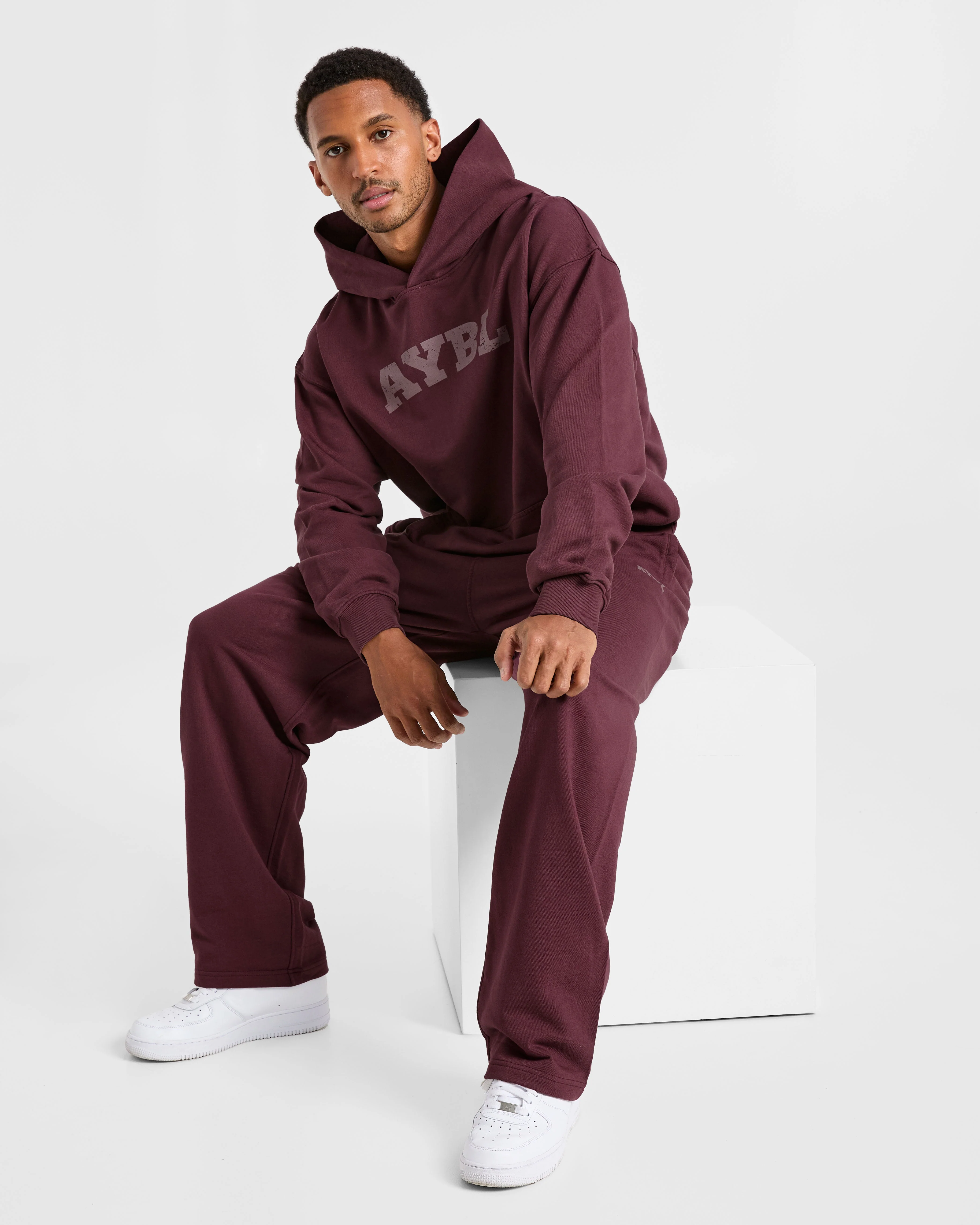 Elite Straight Leg Joggers - Dusty Plum - Image 8