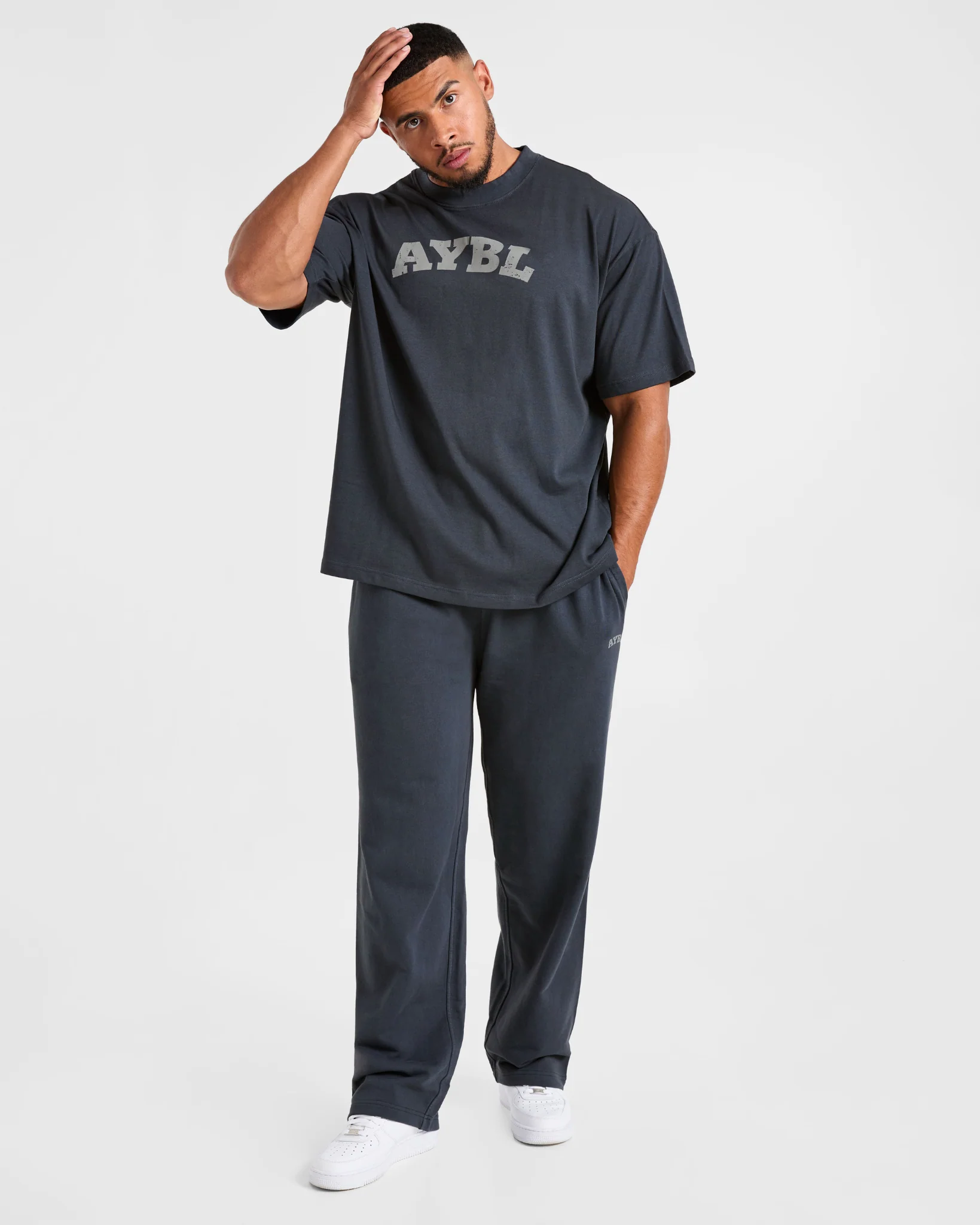 Elite Straight Leg Joggers - Heavy Blue - Image 8