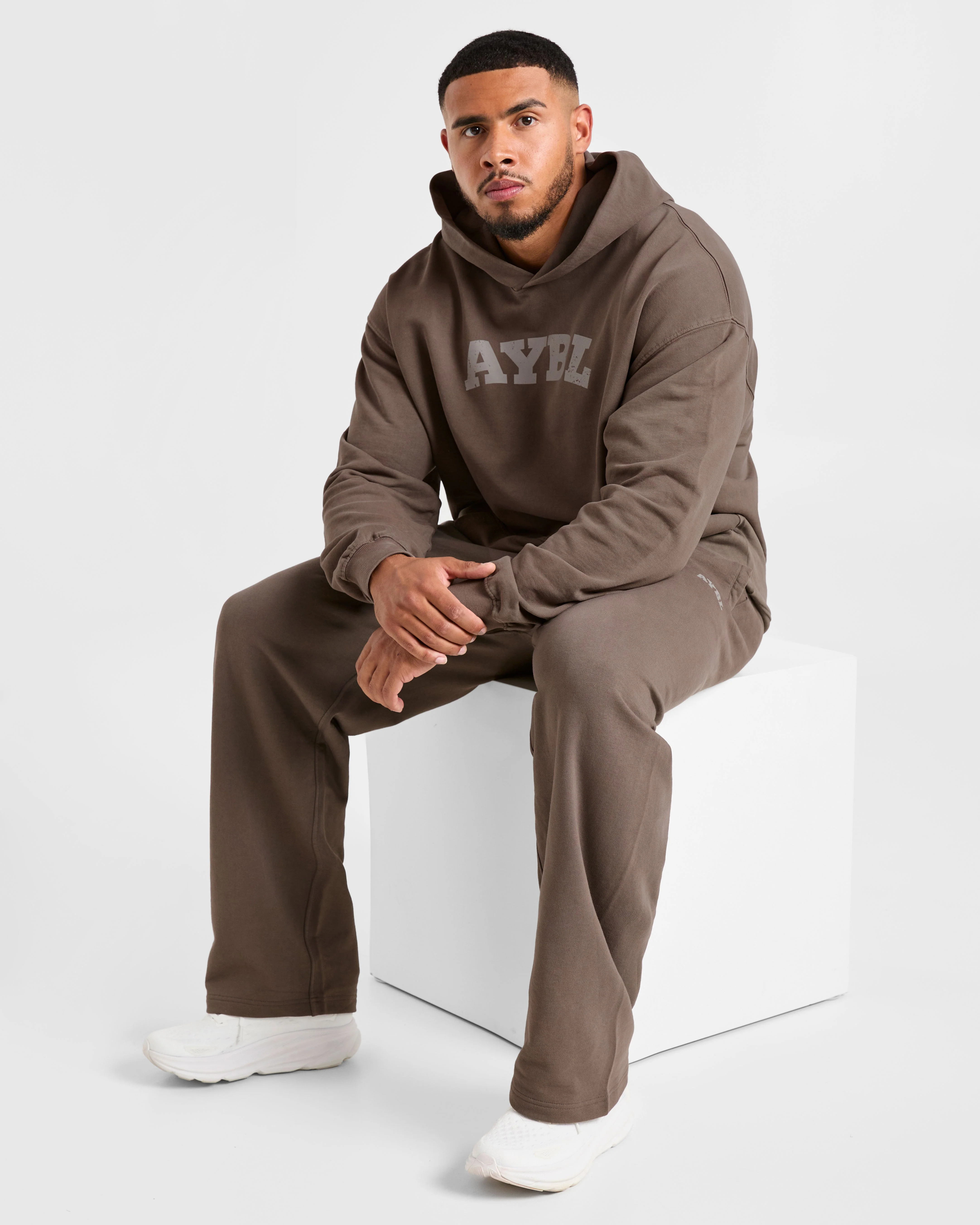 Elite Straight Leg Joggers - Umber Brown - Image 7