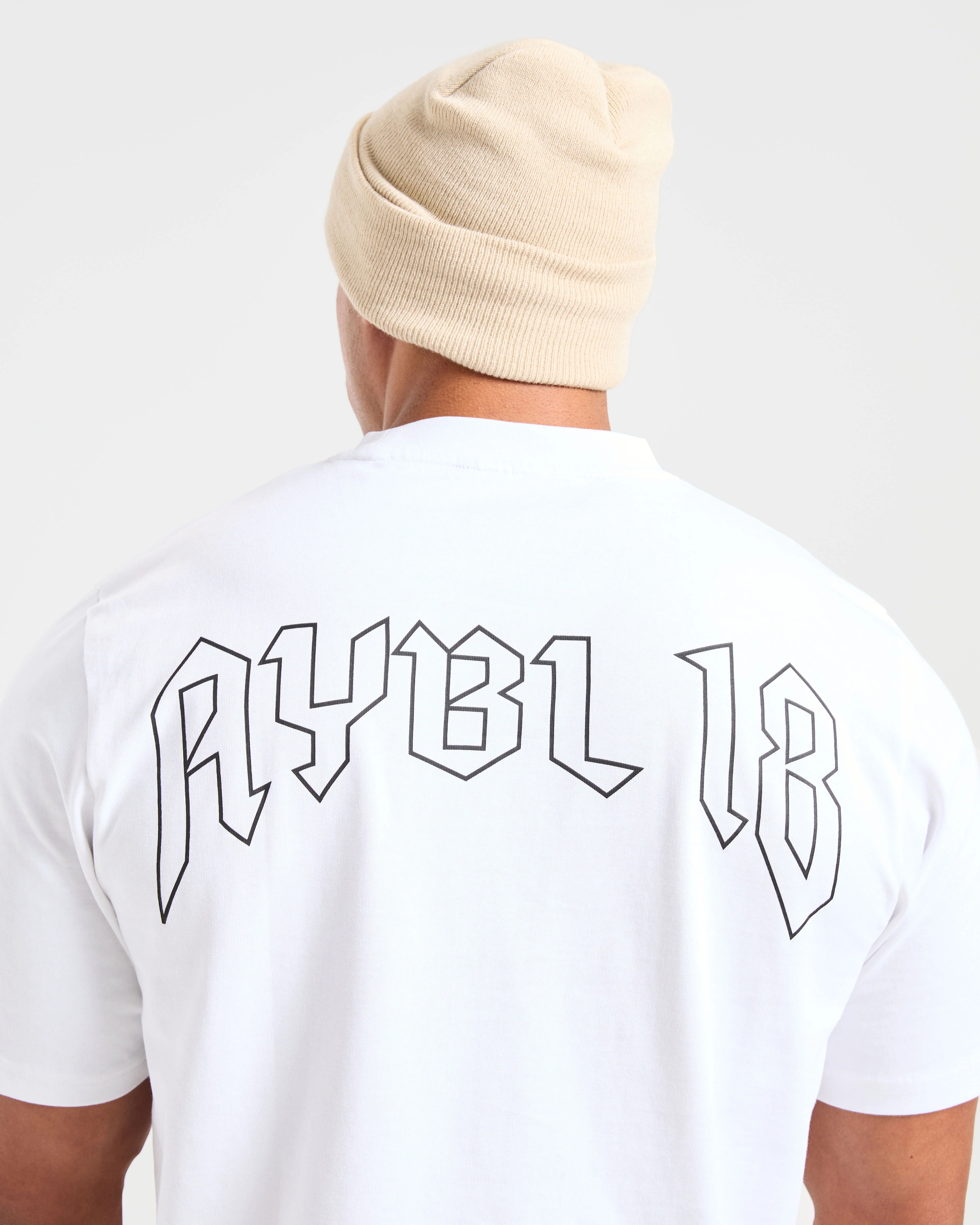 Embroidered Beanie - Beige - Image 5