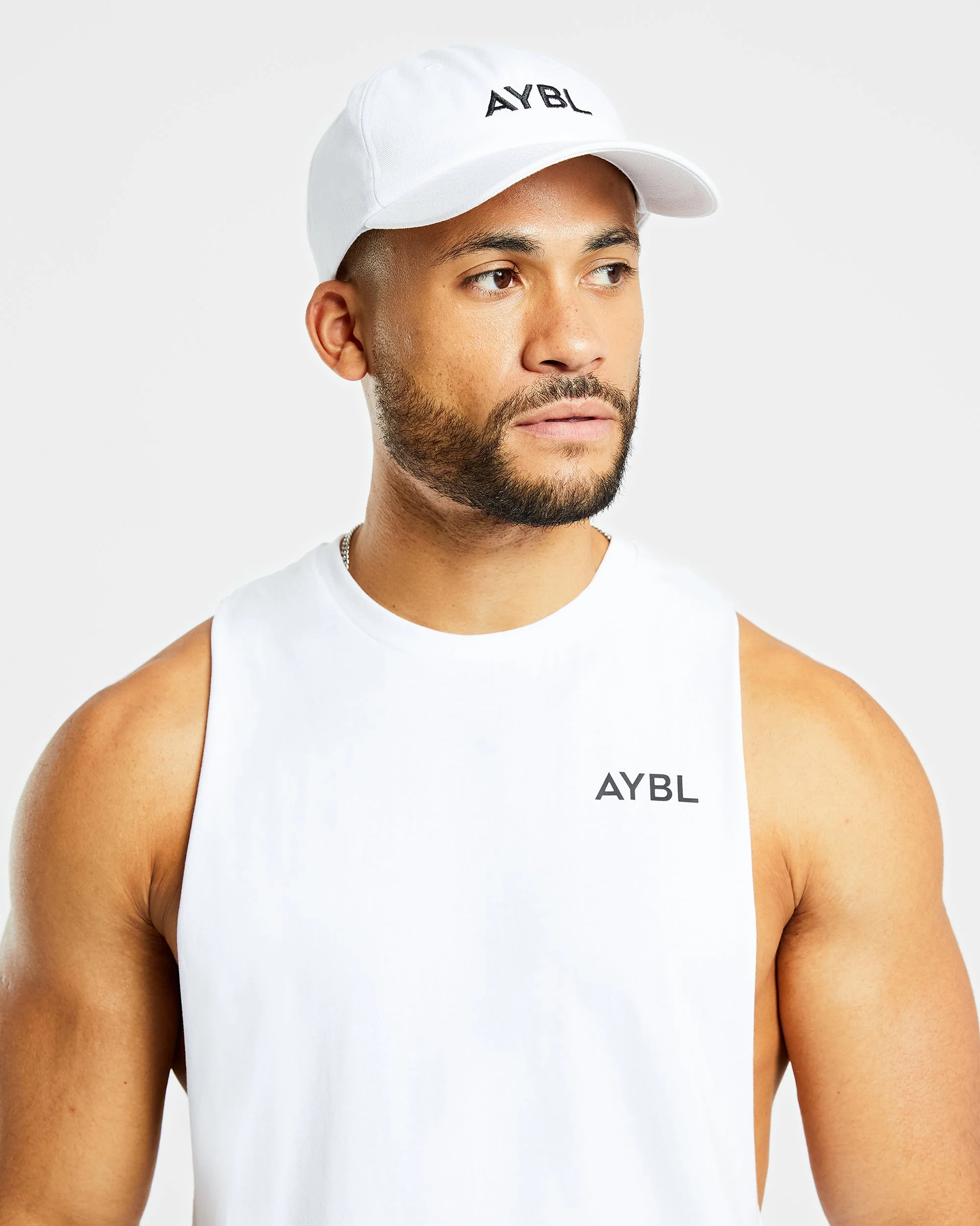 Embroidered Cap - White - Image 5