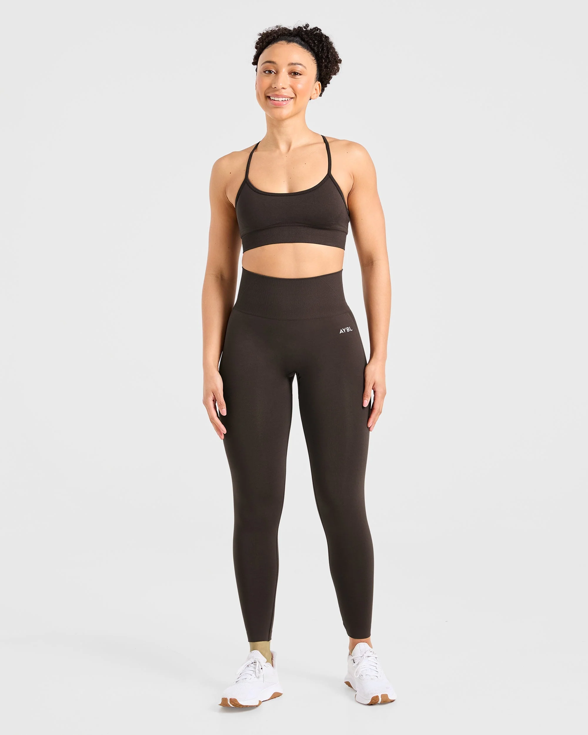 Empower Seamless Leggings - Cocoa Brown - Image 4