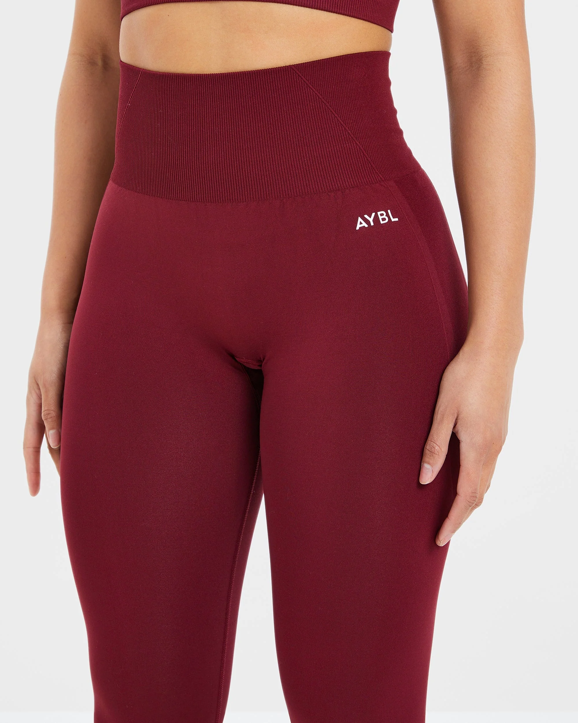 Empower Seamless Leggings - Red Wine - Image 5