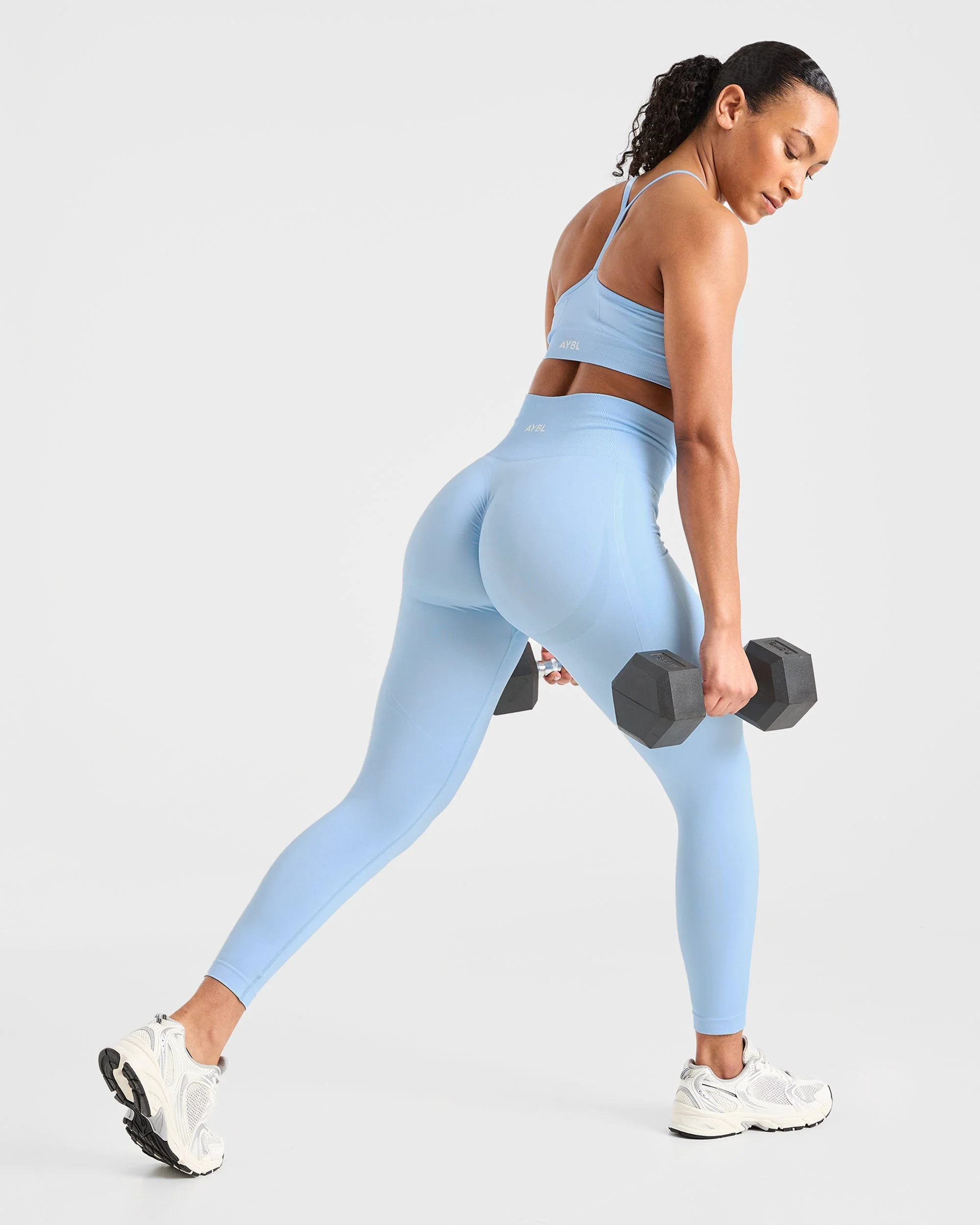 Empower Seamless Leggings - Sky Blue - Image 7