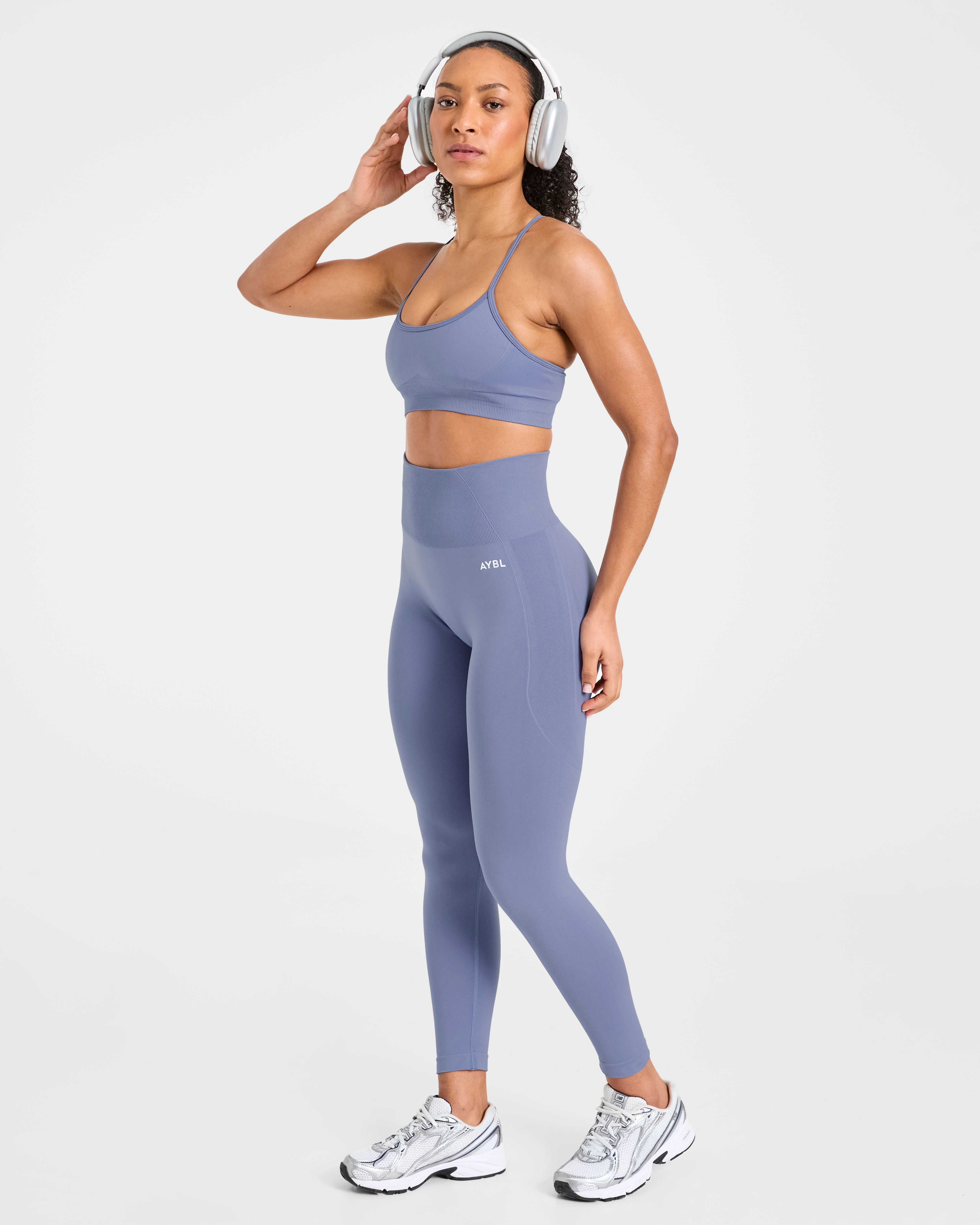 Empower Seamless Leggings - Slate Blue - Image 8