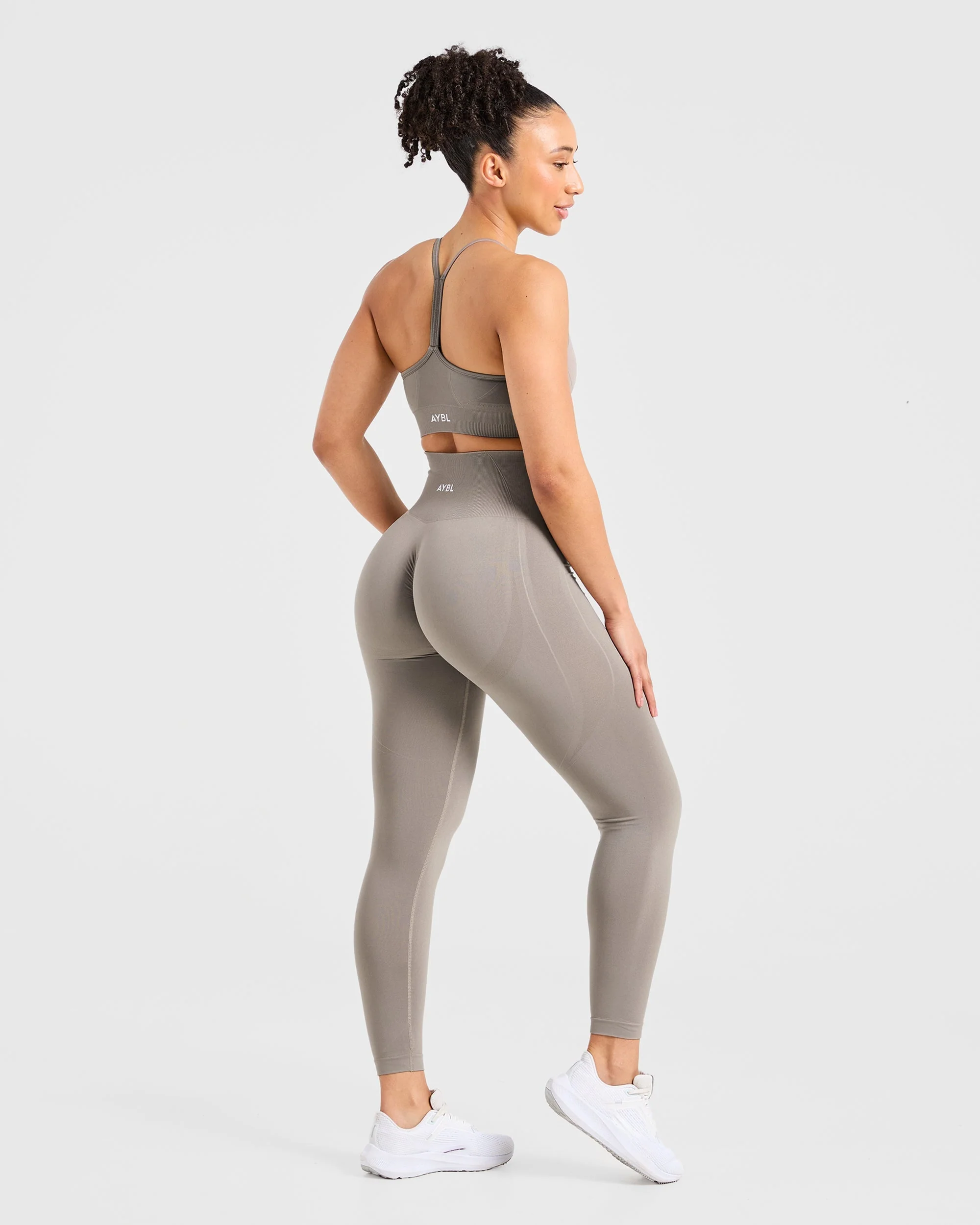 Empower Seamless Leggings - Taupe - Image 3