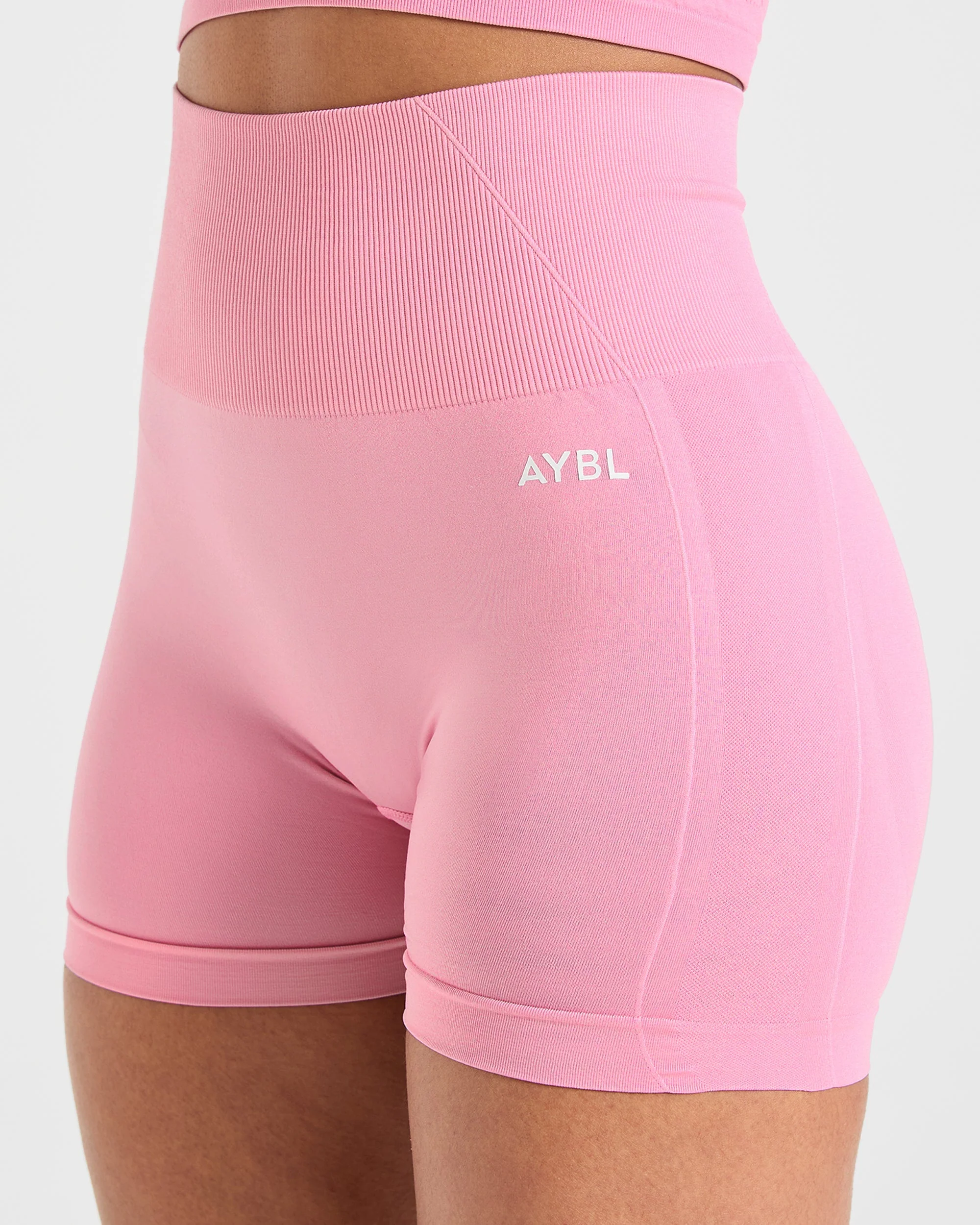 Empower Seamless Shorts - Baby Pink - Image 5